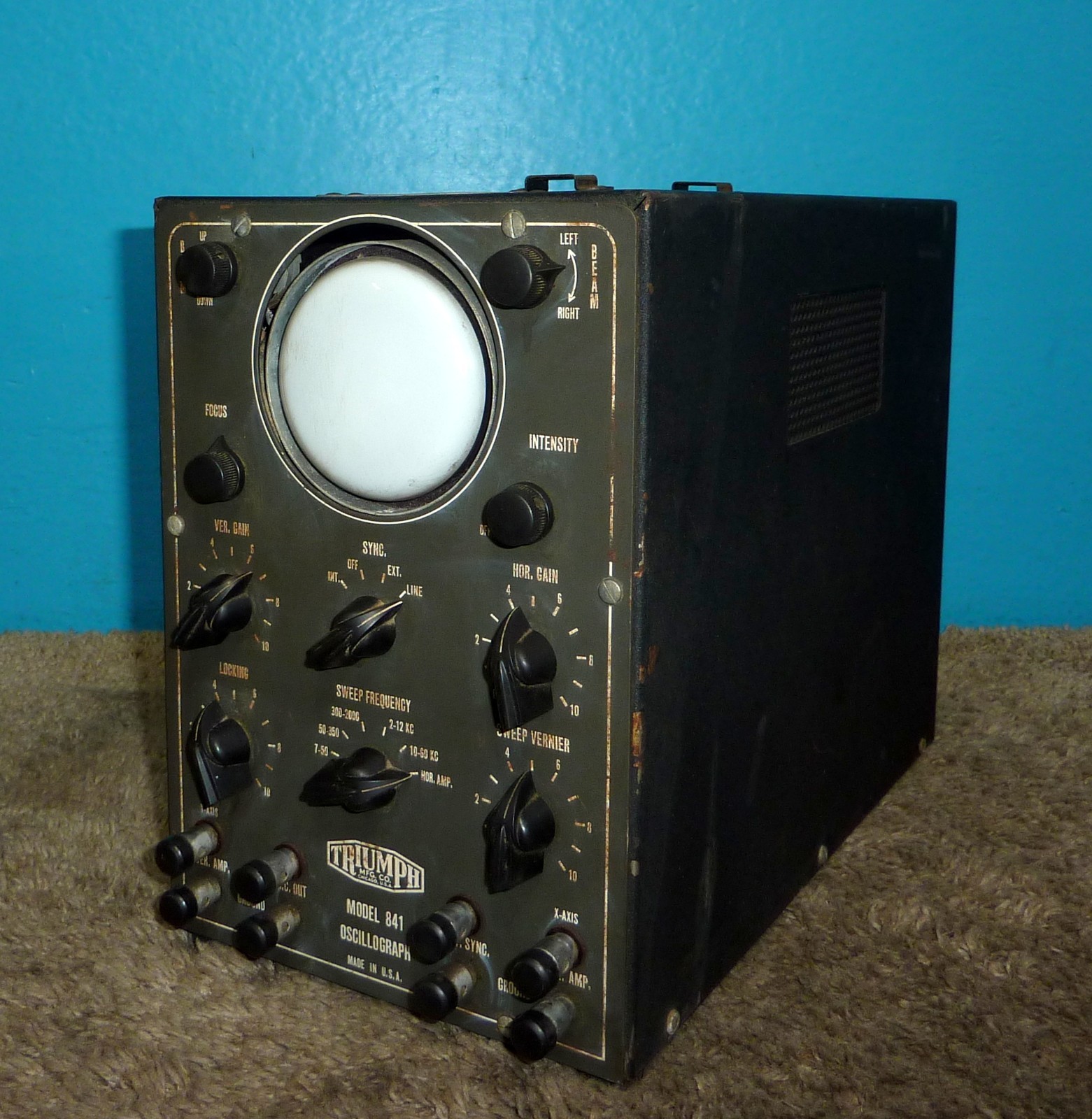 Navships OBL-3 Cathode Ray Oscillograph Oscilloscope Triumph for US Navy
