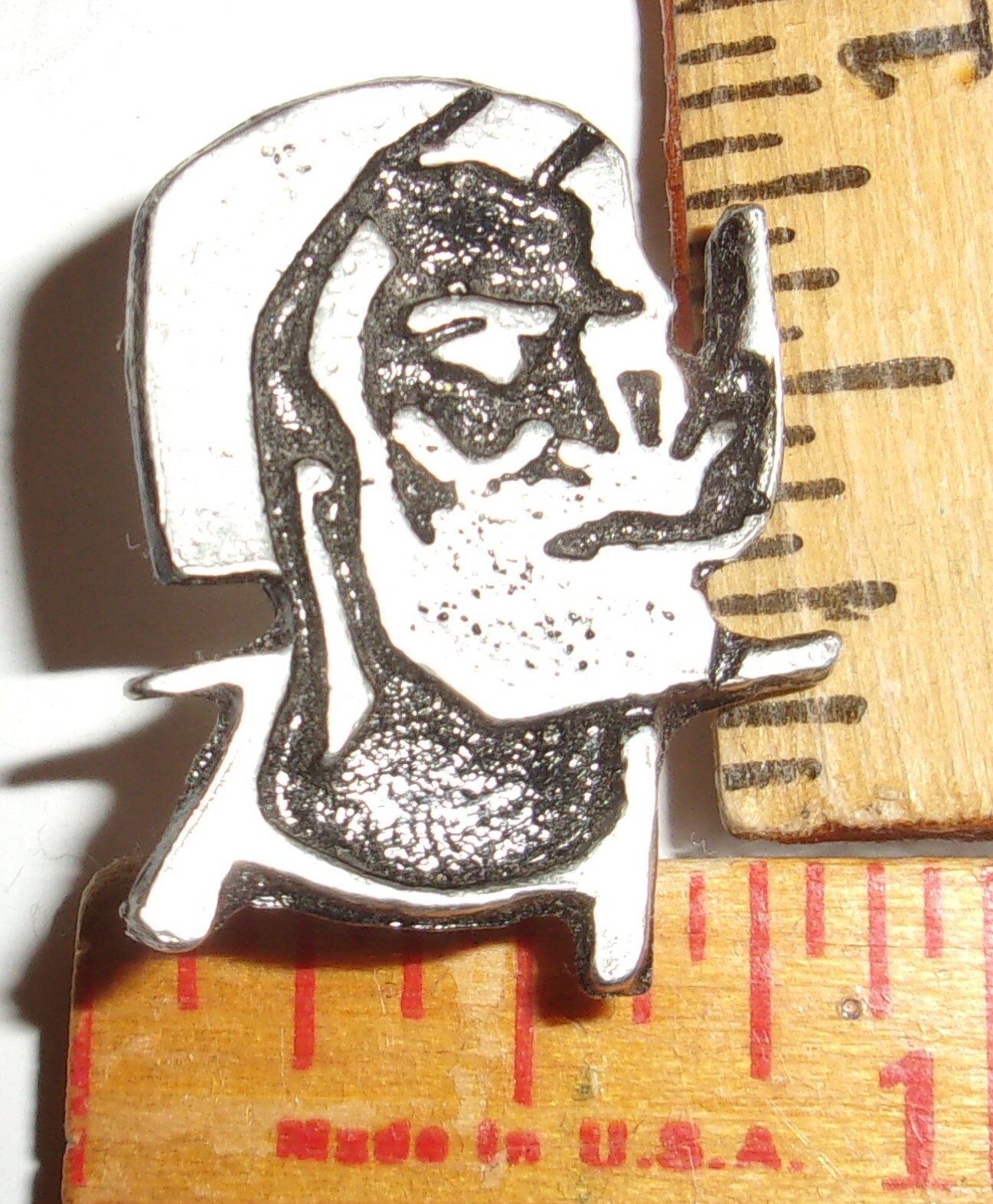 "Zig-Zag" Man pin vintage collectible old Marijuana pinback pot weed memorabilia
