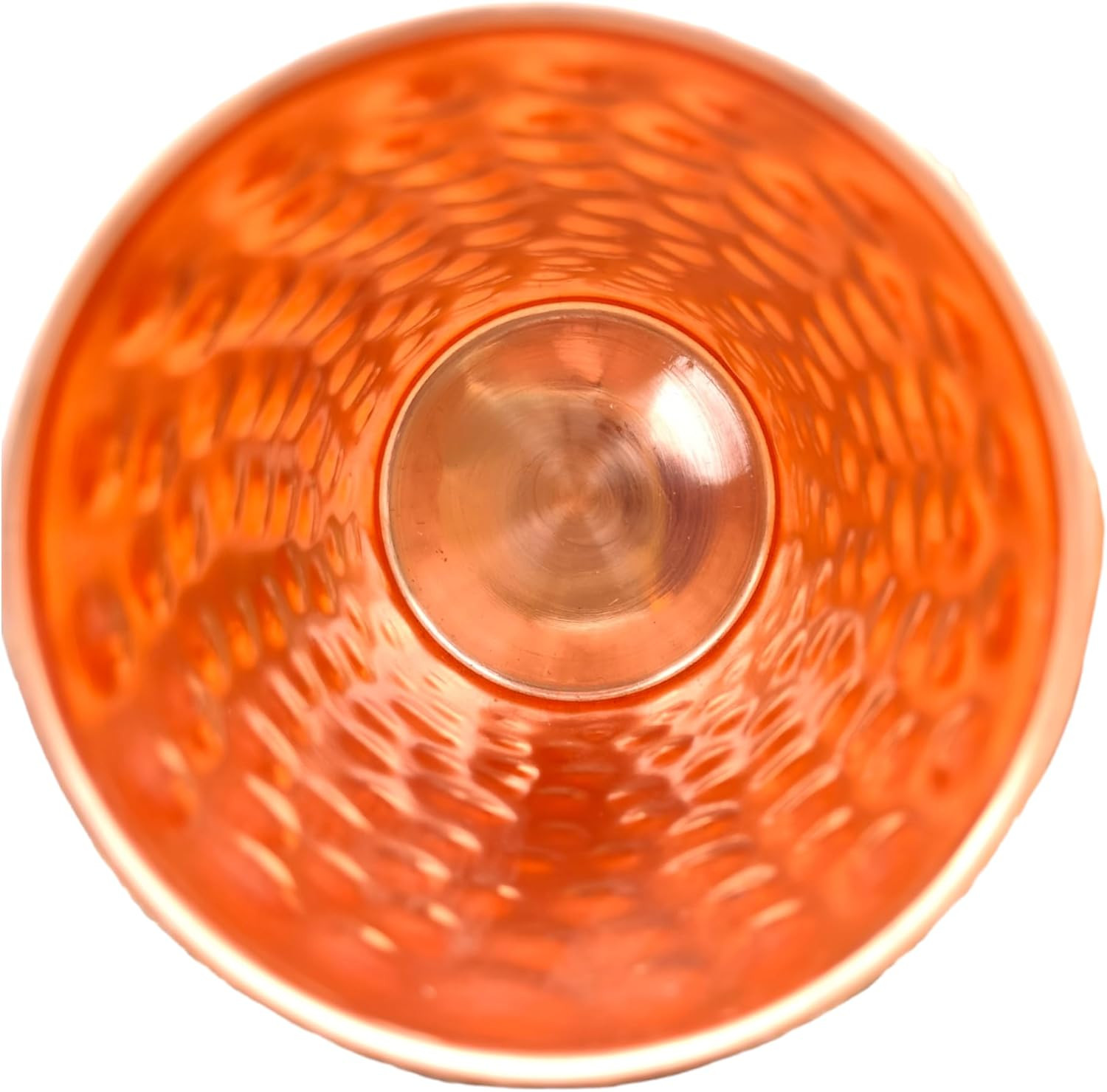 Set of 2 Hammmered Pure Copper Cups for Drinking Water Glasses Tumblers Glass fo