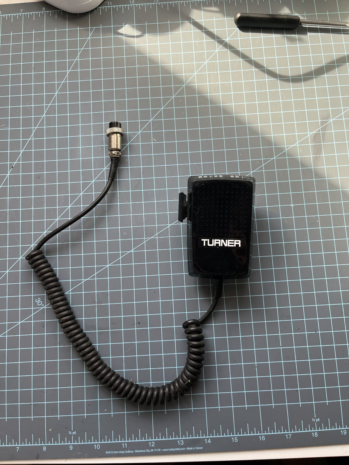 Vintage Turner +3 CB Microphone Power Mic LO/HI Gain – 4 Pin Plug - Untested