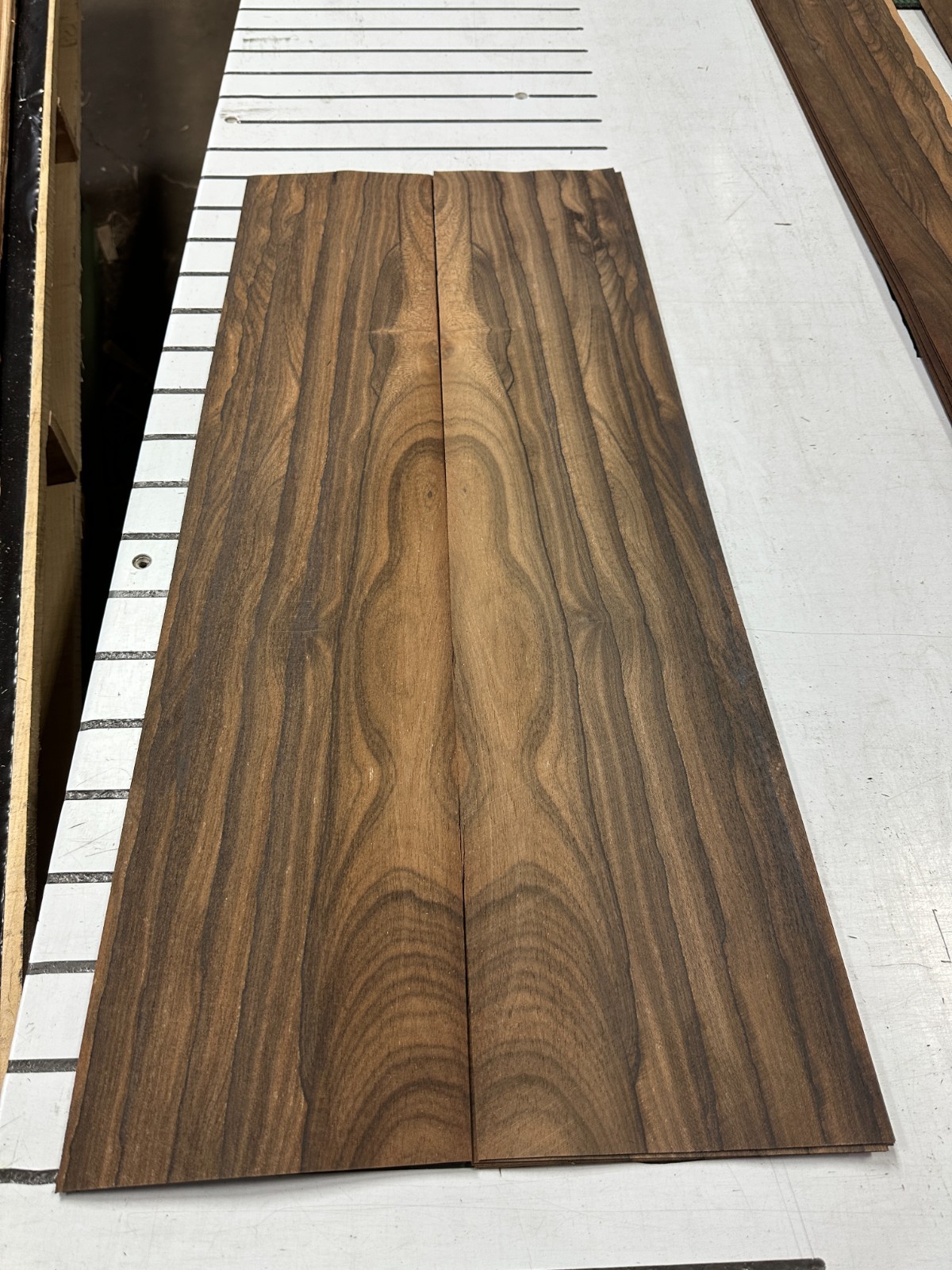 Ziricote Raw Wood Veneer 2 sheets 32'' x 7'' 321C