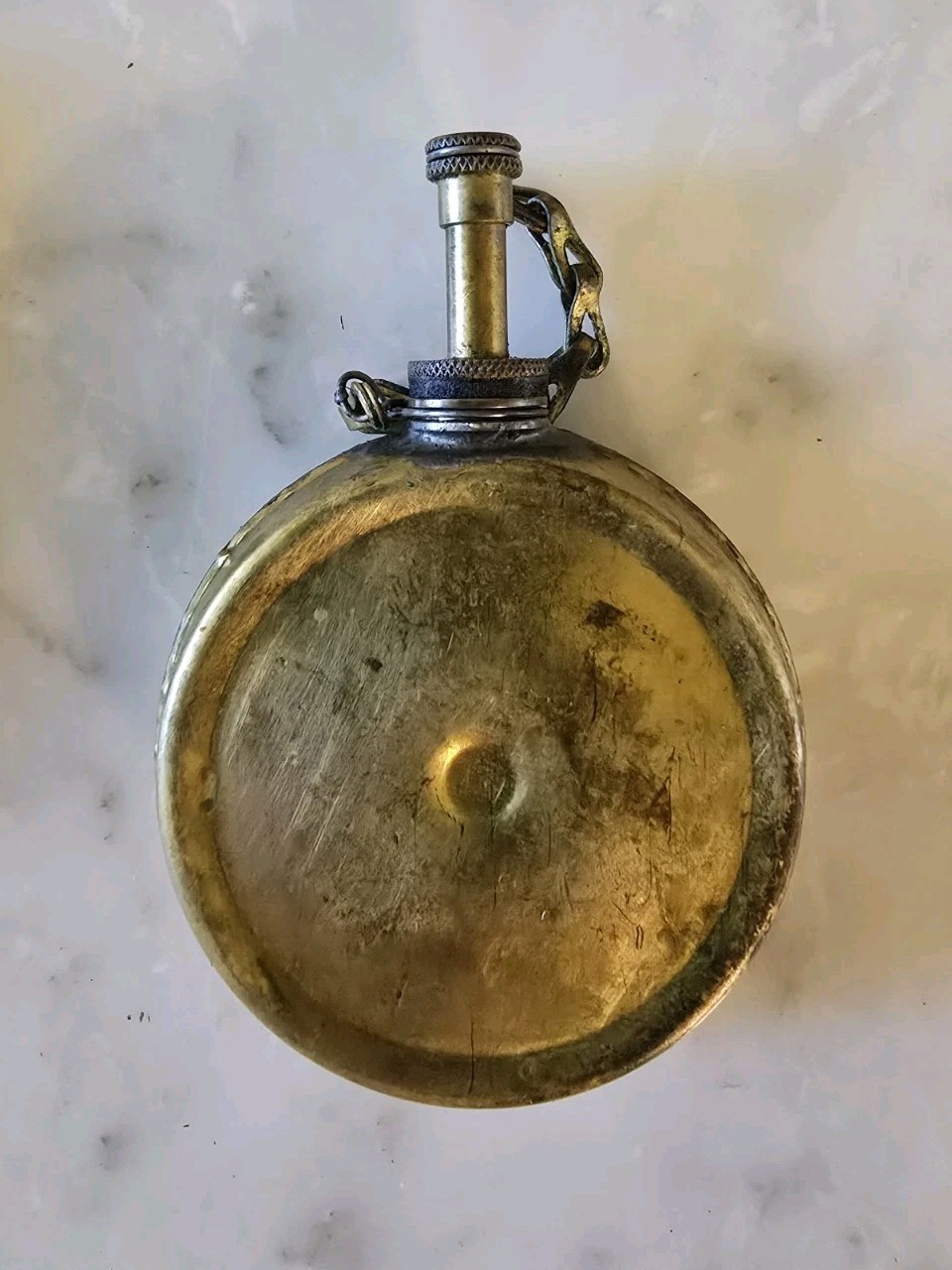 Vintage Yugo Military Brass Banjo Oiler For SKS W/Leather Pouch FREE SHIPPING