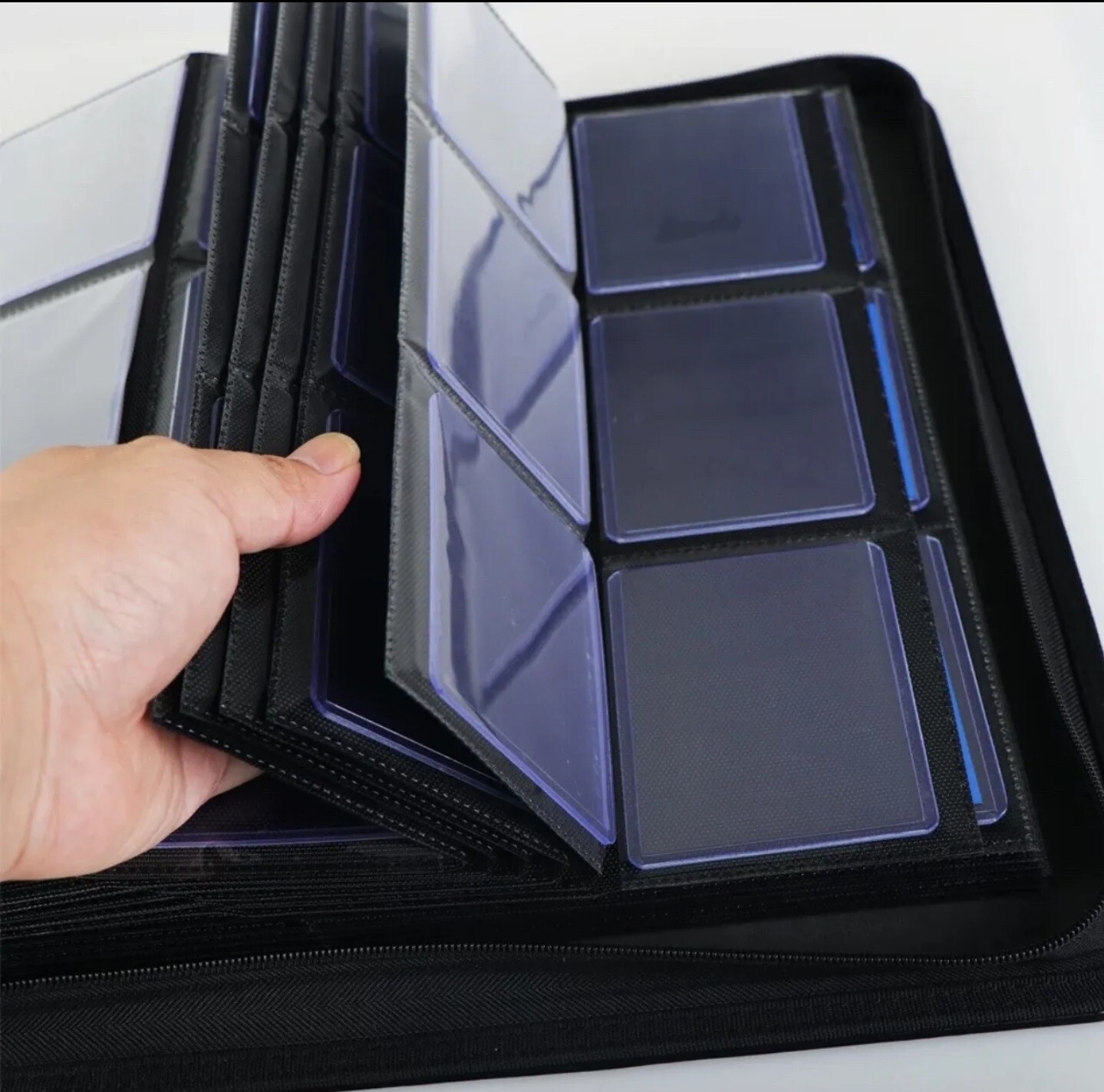 TopLoader Zipper Card Binder | SIDE LOADING | 252 Cards | 9 Pocket | 14 Pages