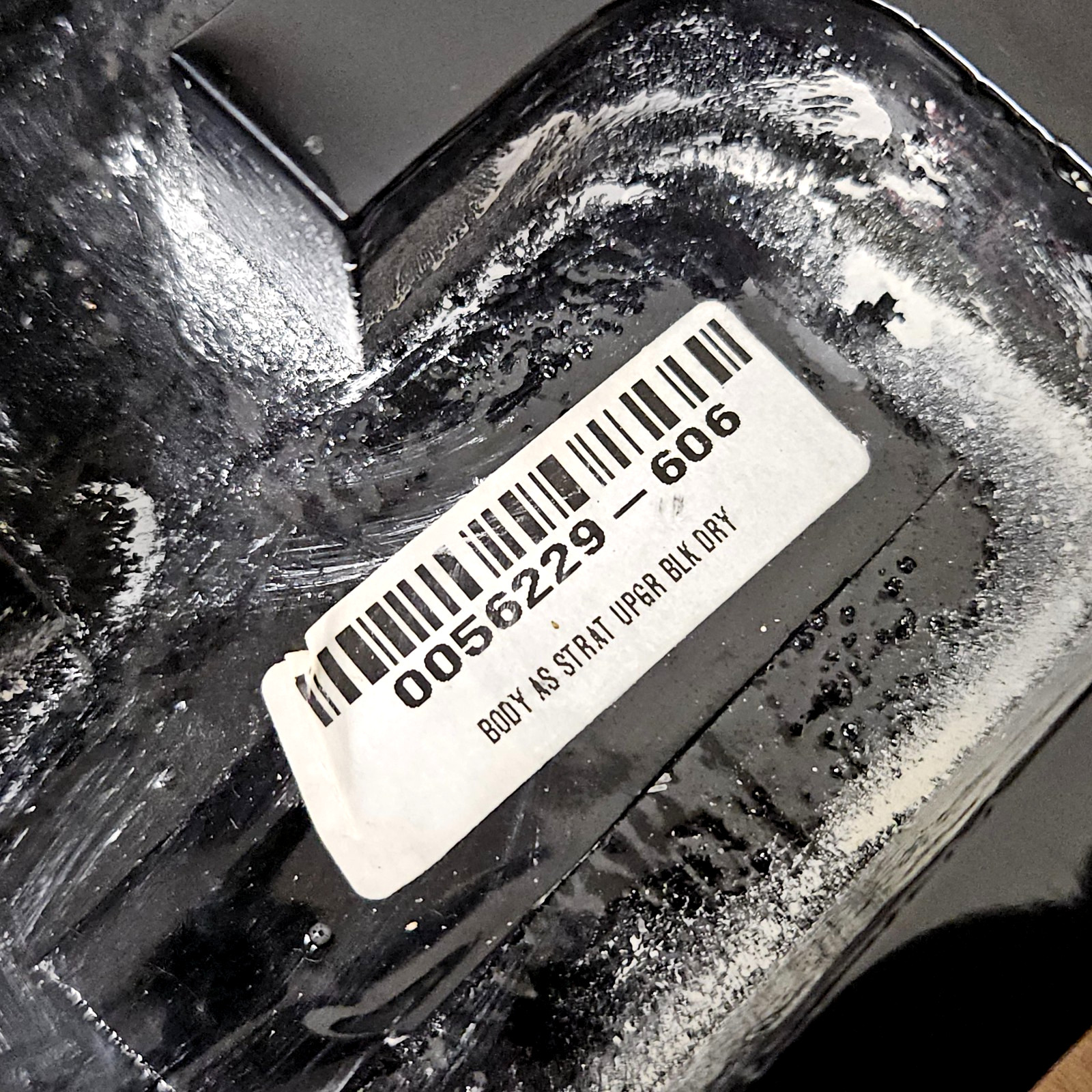 2016 Fender American Standard Strat Alder Body Gloss Black - USA Stratocaster