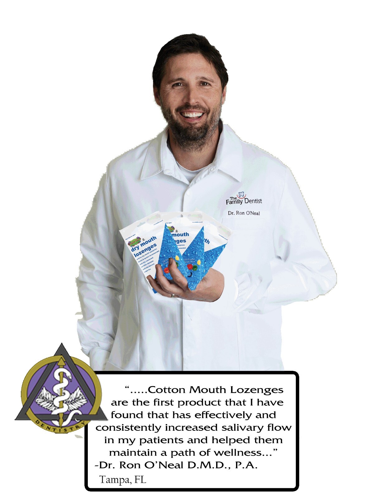 6pack Cotton Mouth Dry Mouth Relief Lozenges Fruit Mix Bag 30 Count EXP.07/2026