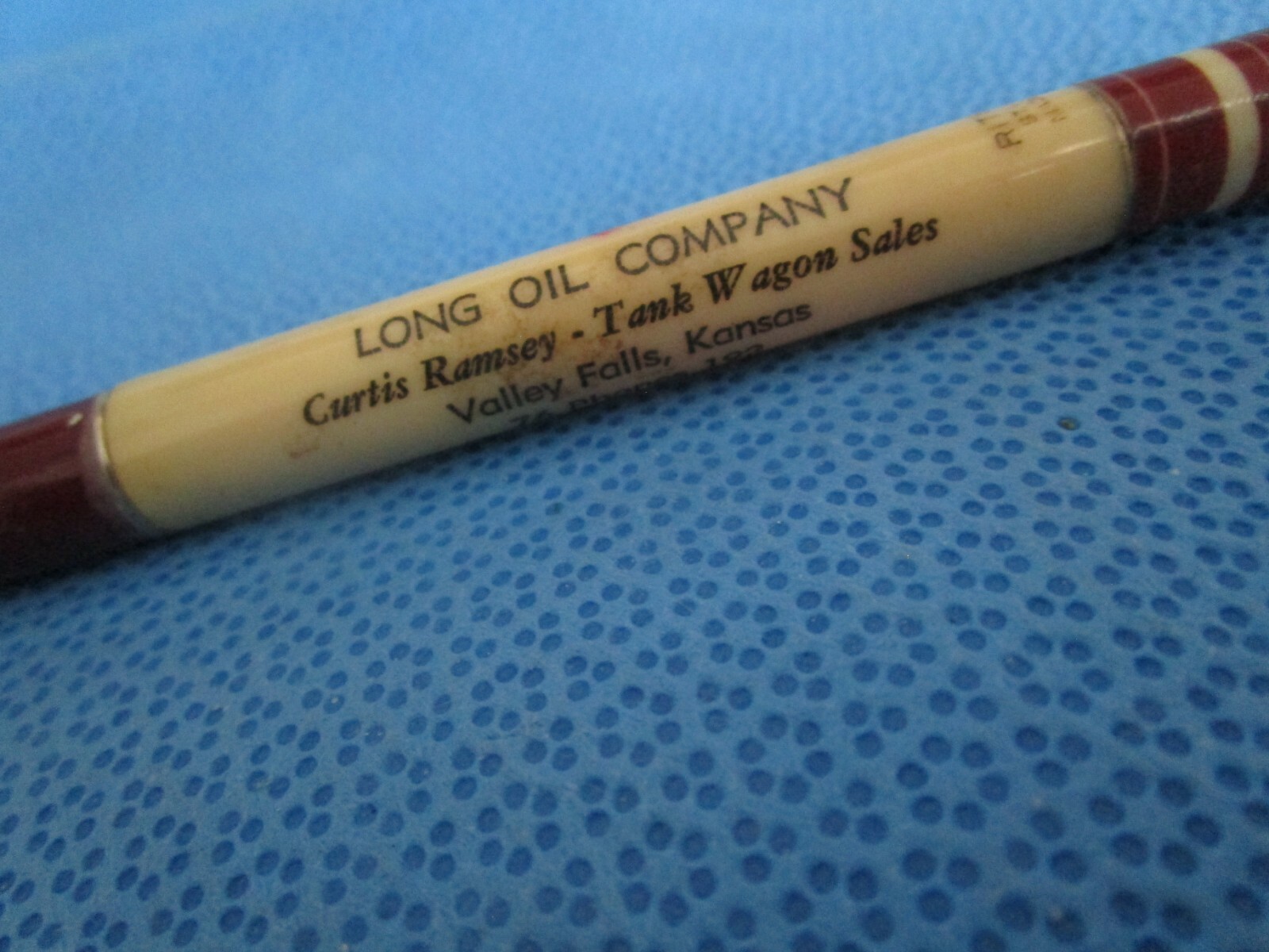 OIL CAN TOP MECHANICAL PENCILS - PHILLIPS 66 - LONG OIL COMPANY OF KANSAS