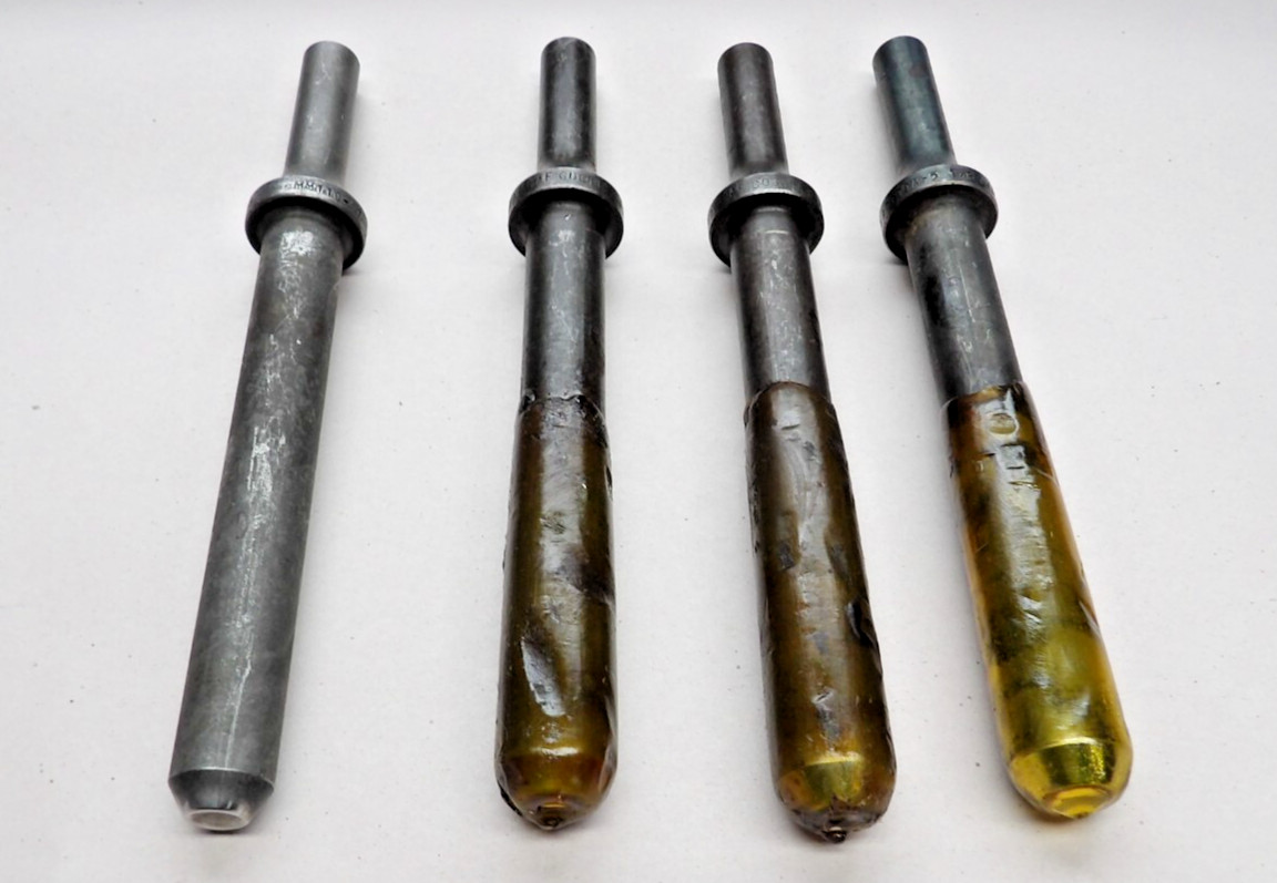 4 New ATI 1/8" X 5.5" Long Straight Rivet Set Lot Aircraft Tool