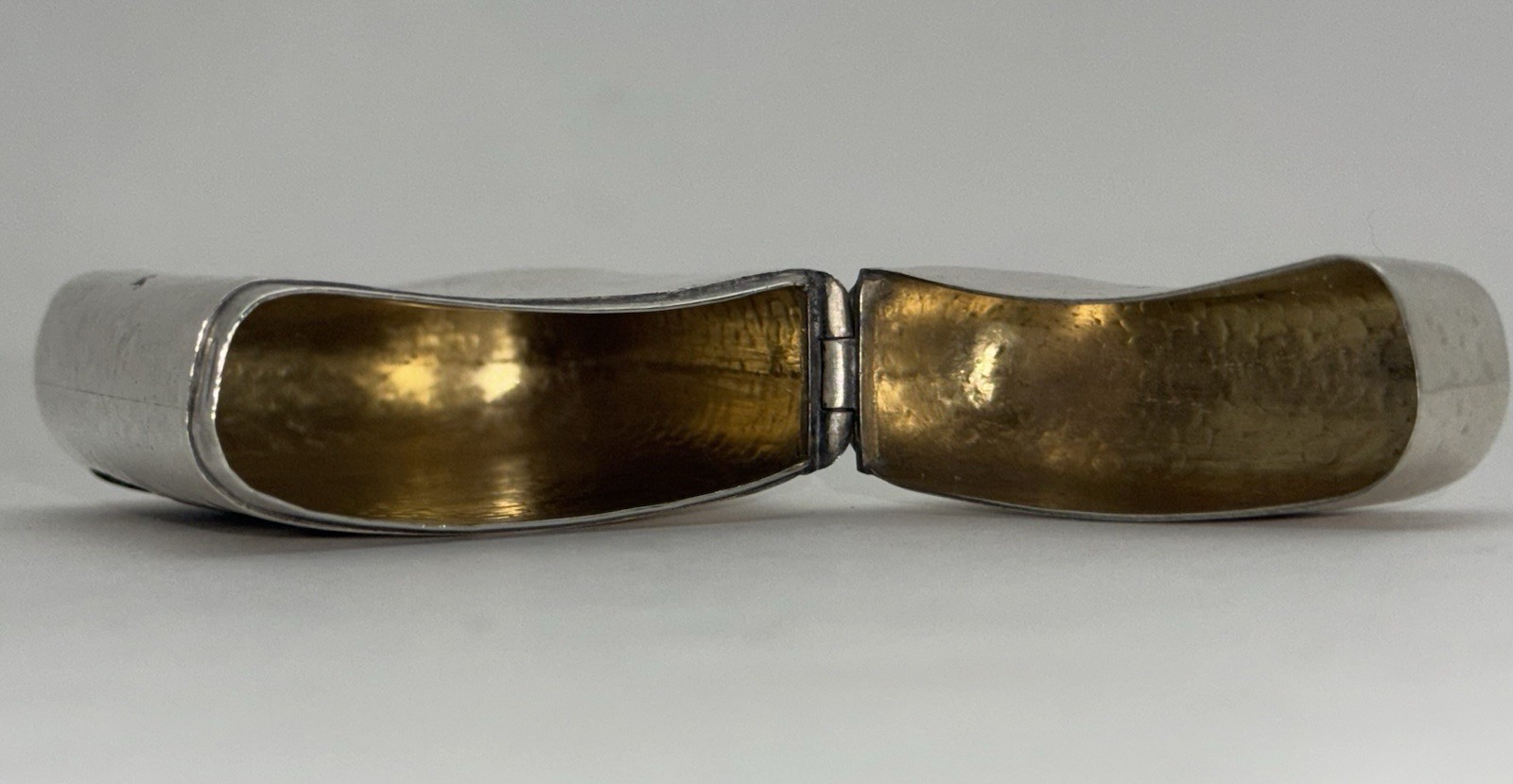 A FABULOUS GORHAM JAPANESE MANNER STERLING SILVER COPPER MIXED METALS MATCH SAFE