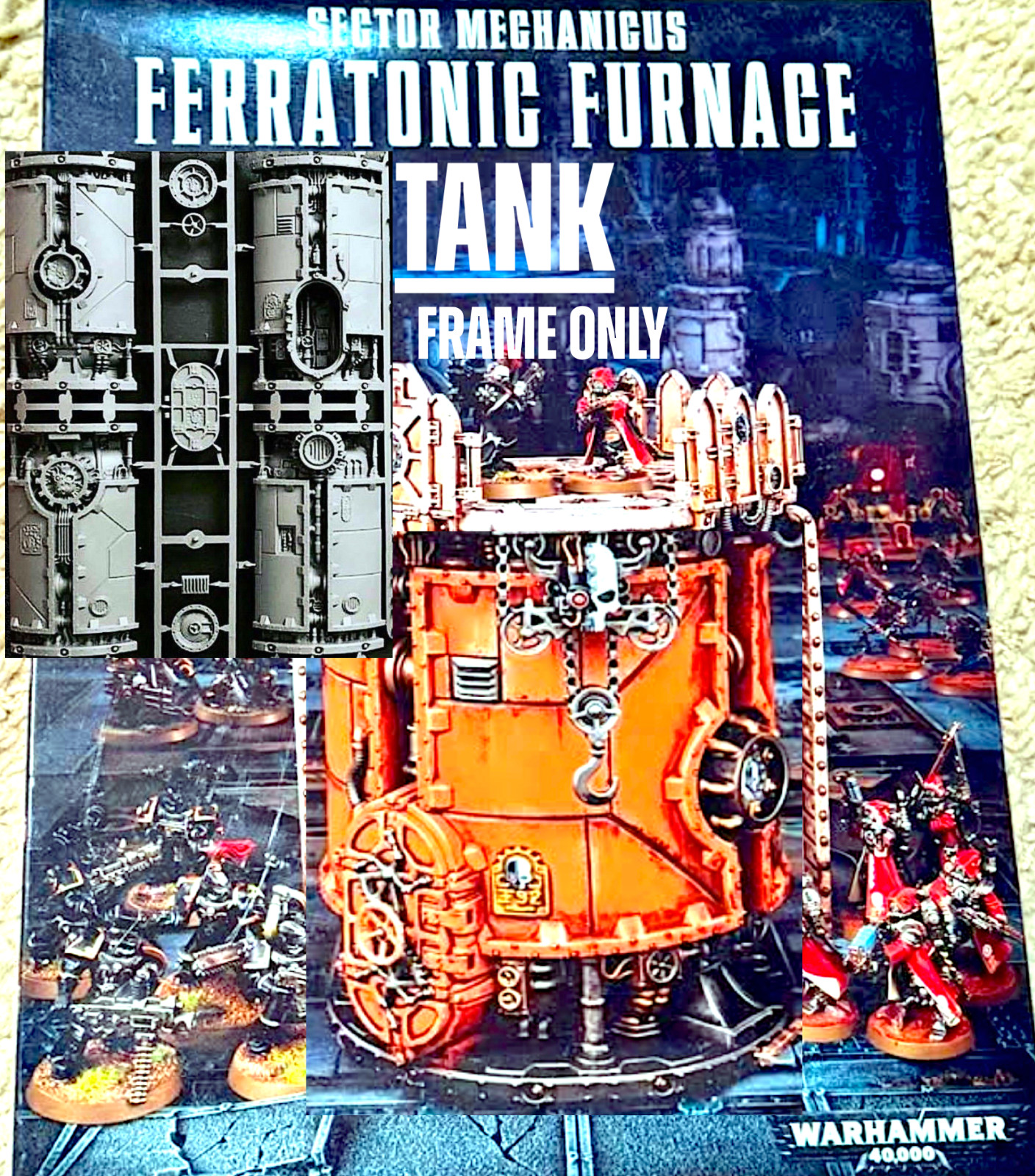 SECTOR MECHANICUS: FERRATONIC TANK TERRAIN Frame~GW Games Workshop WARHAMMER 40K
