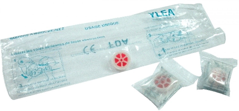 5 Pack CPR Keychain Face Mask Refills Pocket