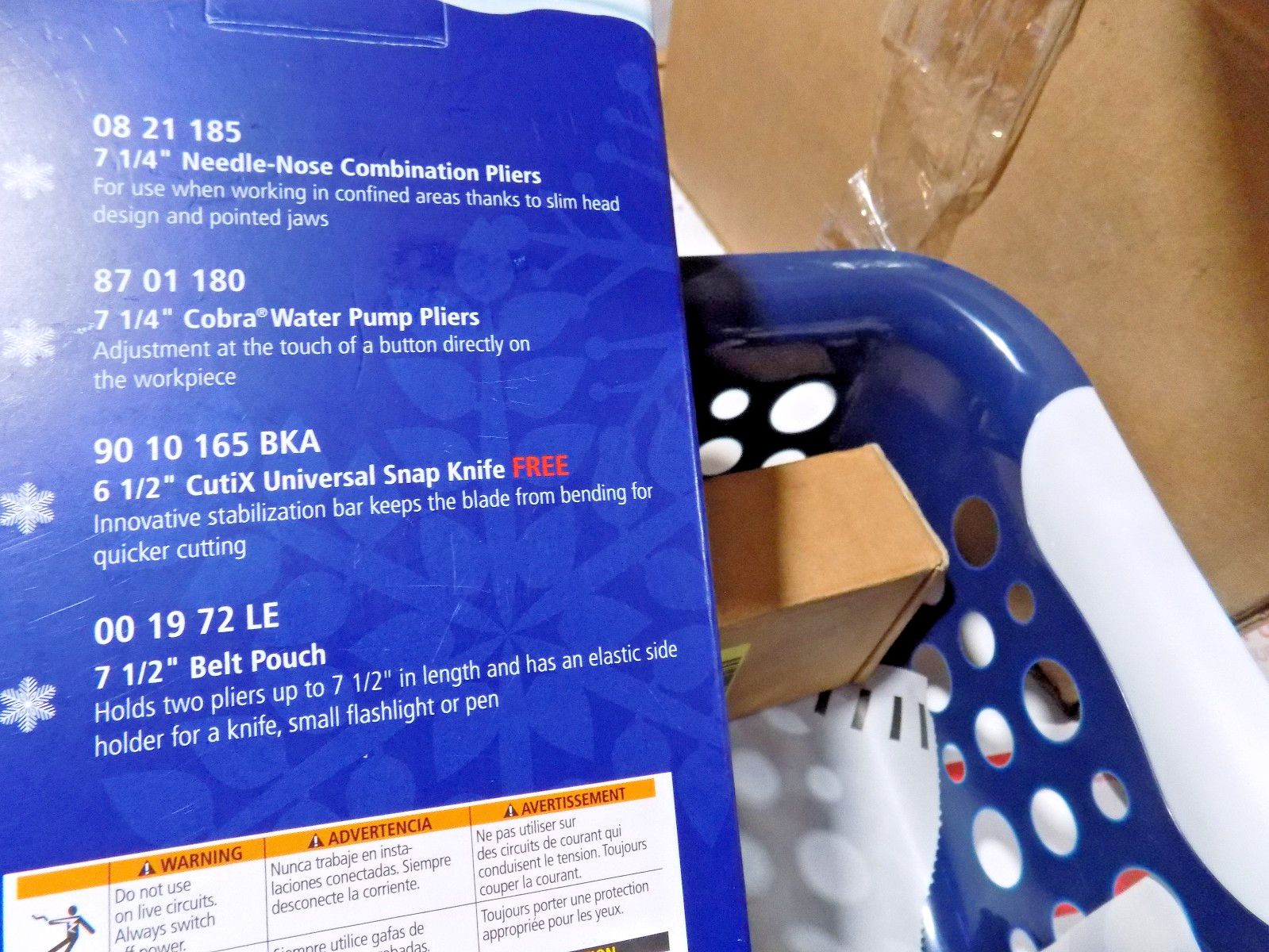 Knipex Tools 9K0080169US 3 Piece Holiday Gift Set NEW MADE IN GERMANY