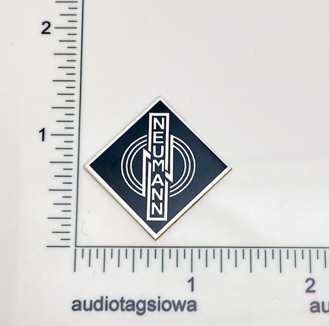 Neumann Badge Logo - Custom Made Thin Aluminum