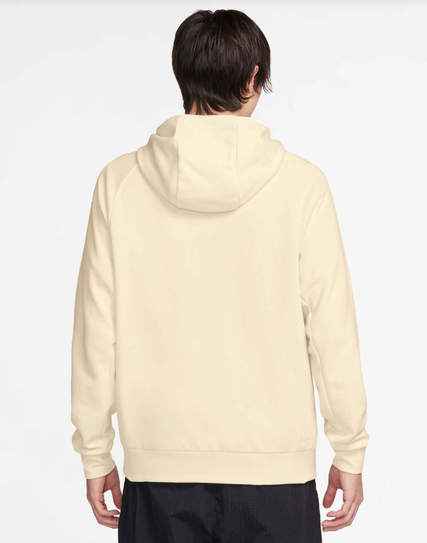 Nike Men's Dri-FIT UV Pullover Performance Hoodie NWT Ivory Pale FZ0969 110