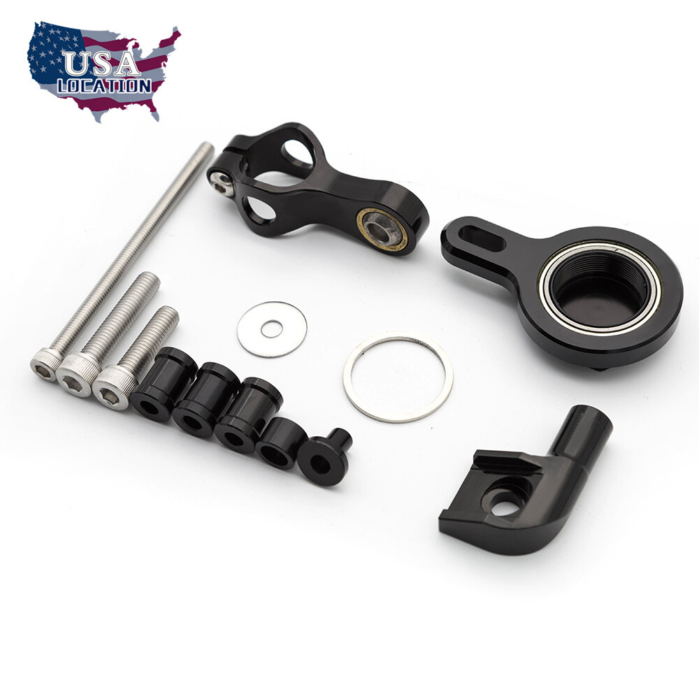 For YAMAHA YZF R1 1998 1999 2000 2001 CNC Motorcycle Steering Damper Bracket Kit