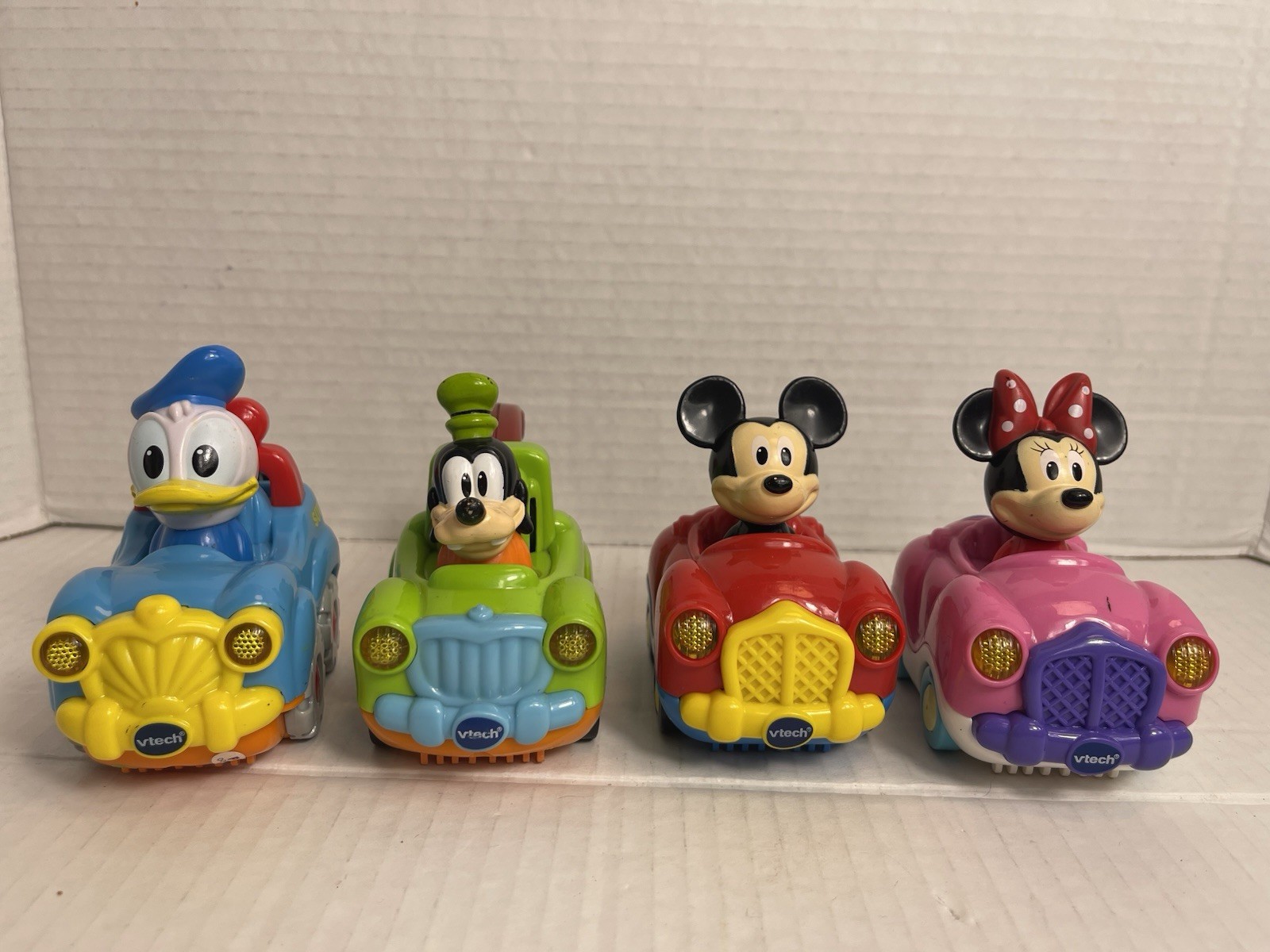 Vtech Go Go Smart Wheels Mickey Mouse Train, Convertible Lot Of 4 - Works