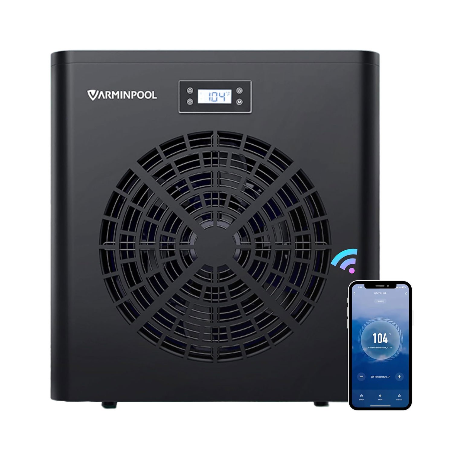 16000/27000/30000BTU Pool Heat Pump 110v for Above-Ground Pools Heater Electric