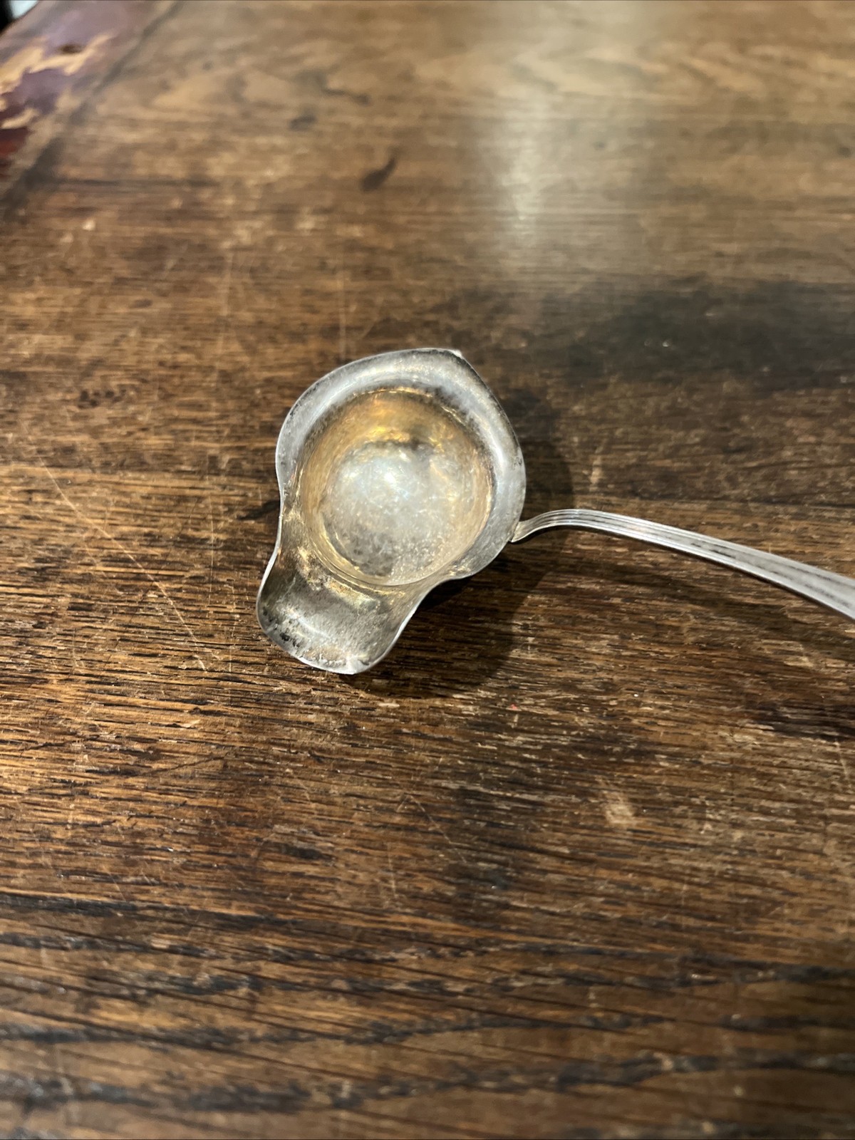 Vintage 1862 Christian Holter Serving Spoon Norway Norwegian 830 Silver 27g