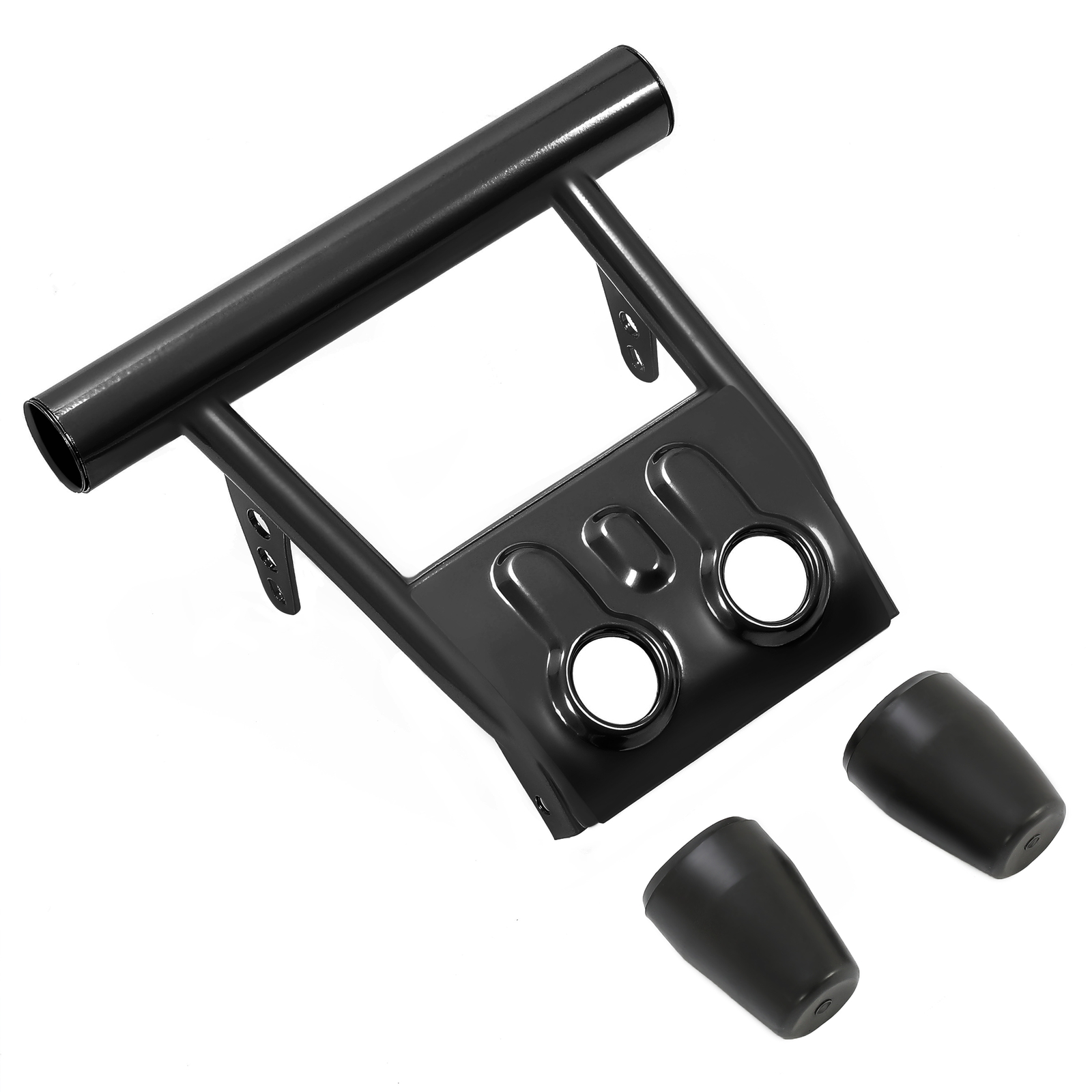 New For Yamaha Banshee 1987-2006 Black Front Bumper Guard & Rubber End Caps