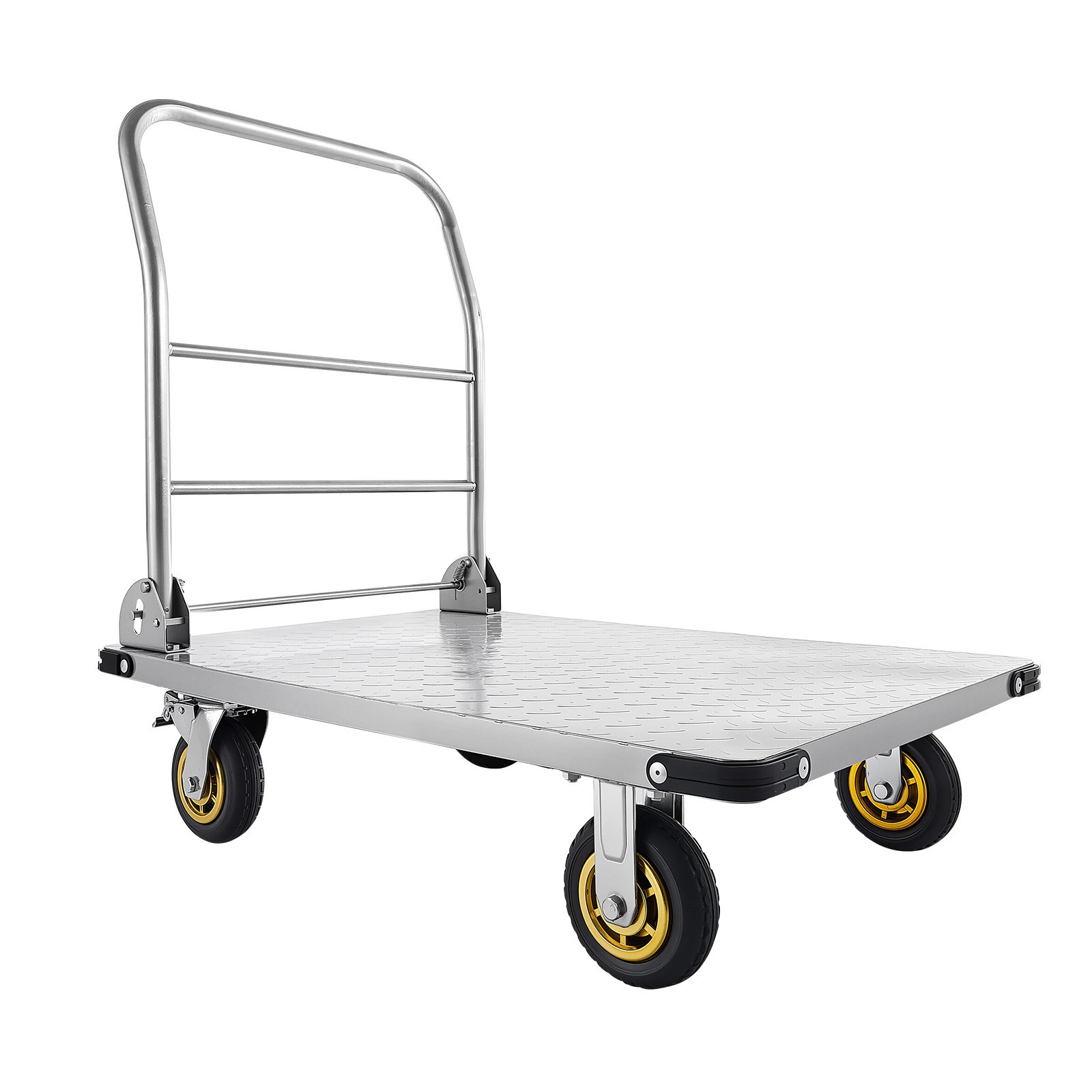 Uimoso Foldable Platform Cart 2000lbs Capacity Heavy Duty Hand Truck with Wheels