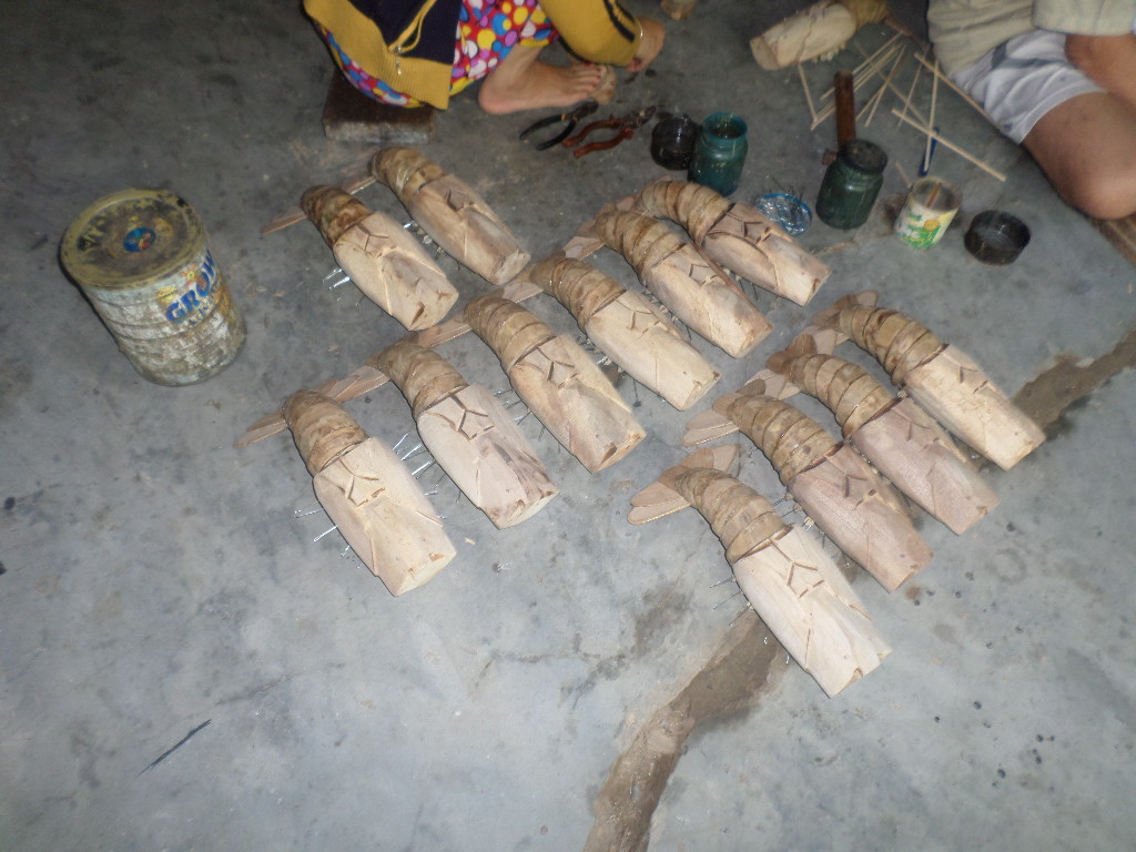 Handmade Bamboo Lobster Wall Decoration Model, New, Free Shipping