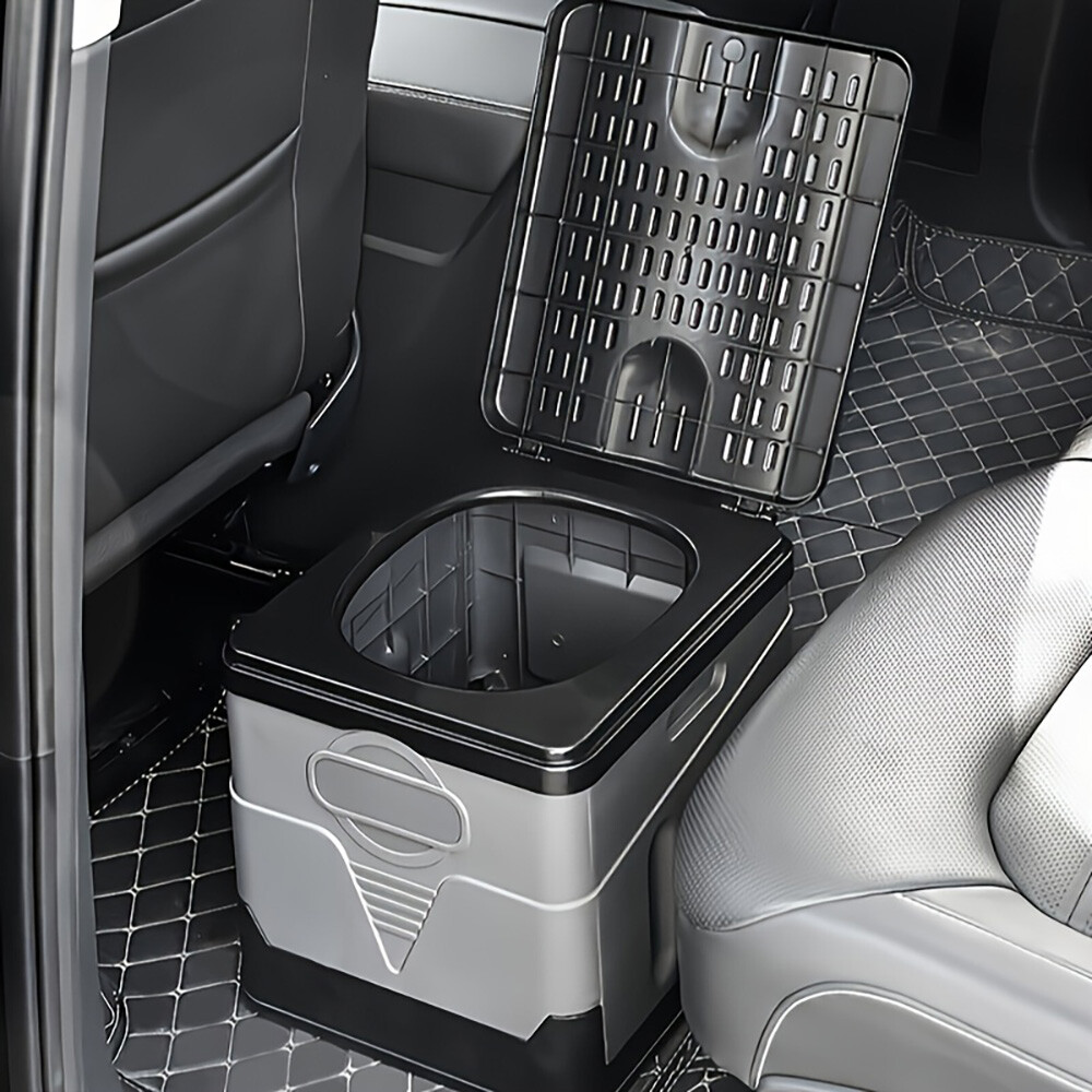 20L Portable Folding Toilet Seat For Camping Toilet Travel Hiking Outdoor Potty