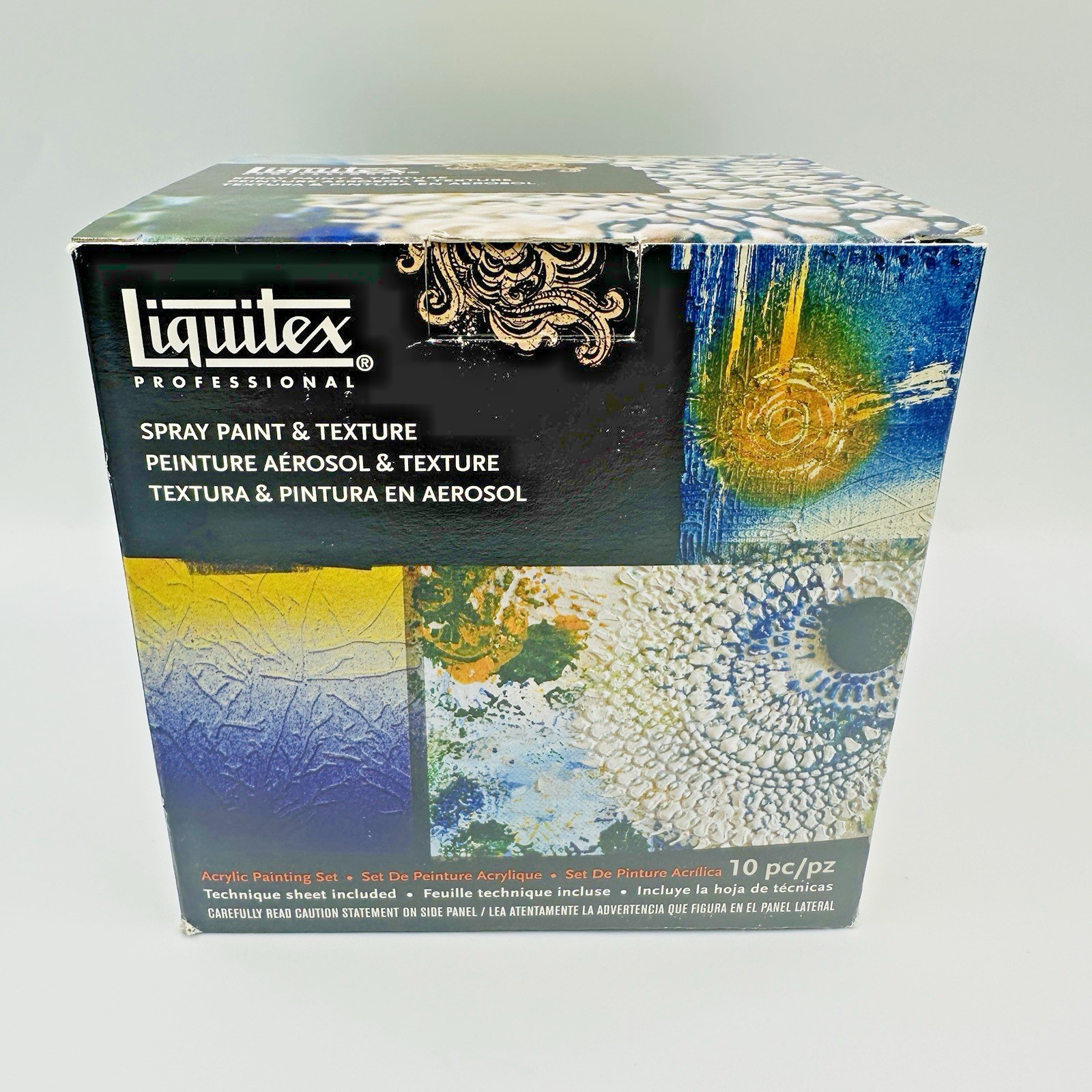 New Liquitex Professional Spray Paint & Texture Acrylic Painting 10 Pieces