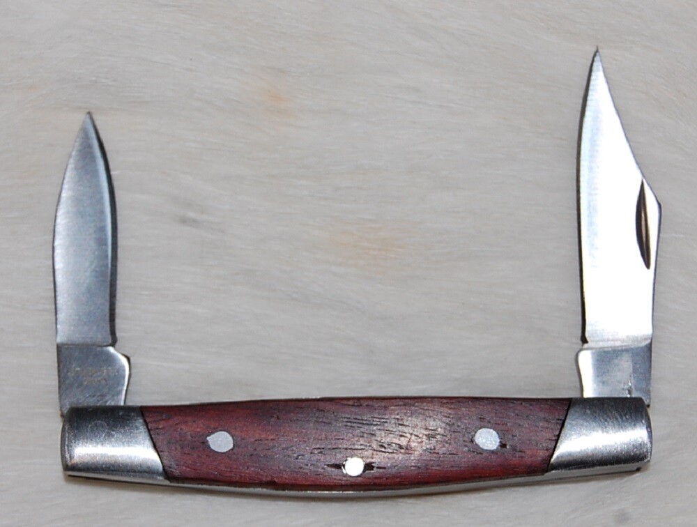 2.5" Folding 2 Blade Pocket Pen Knife Beautiful Pakawood Handles NEW 211144