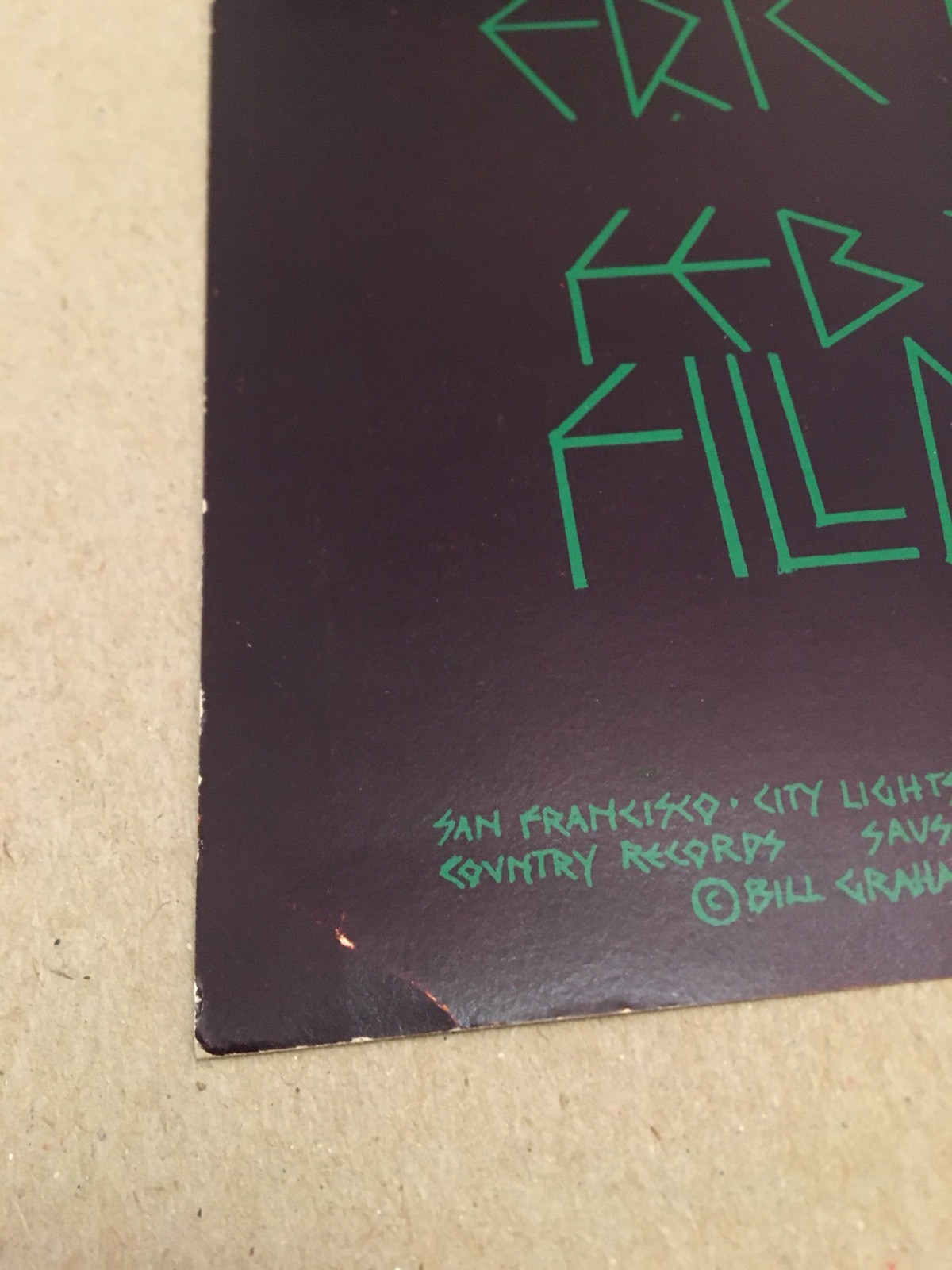 BG220 poster 1970 Vintage Jack Bruce Mountain Fillmore Singer 1st Graham