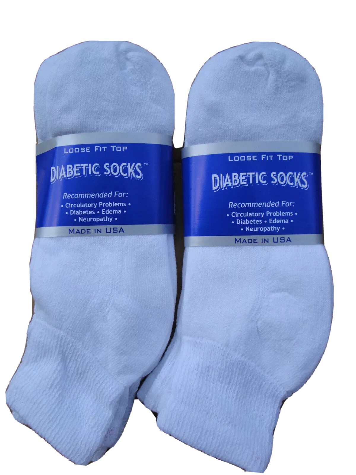 BEST QUALITY 3, 6, & 12 pairs Diabetic Socks Physician Approved MADE IN USA