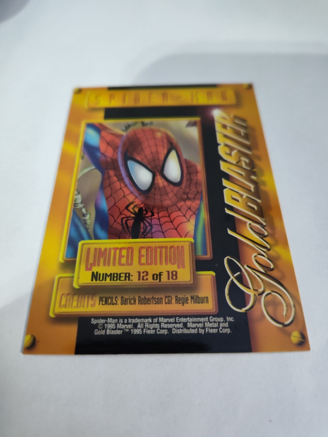 1995 fleer marvel metal gold blaster limited edition you pick fill your set