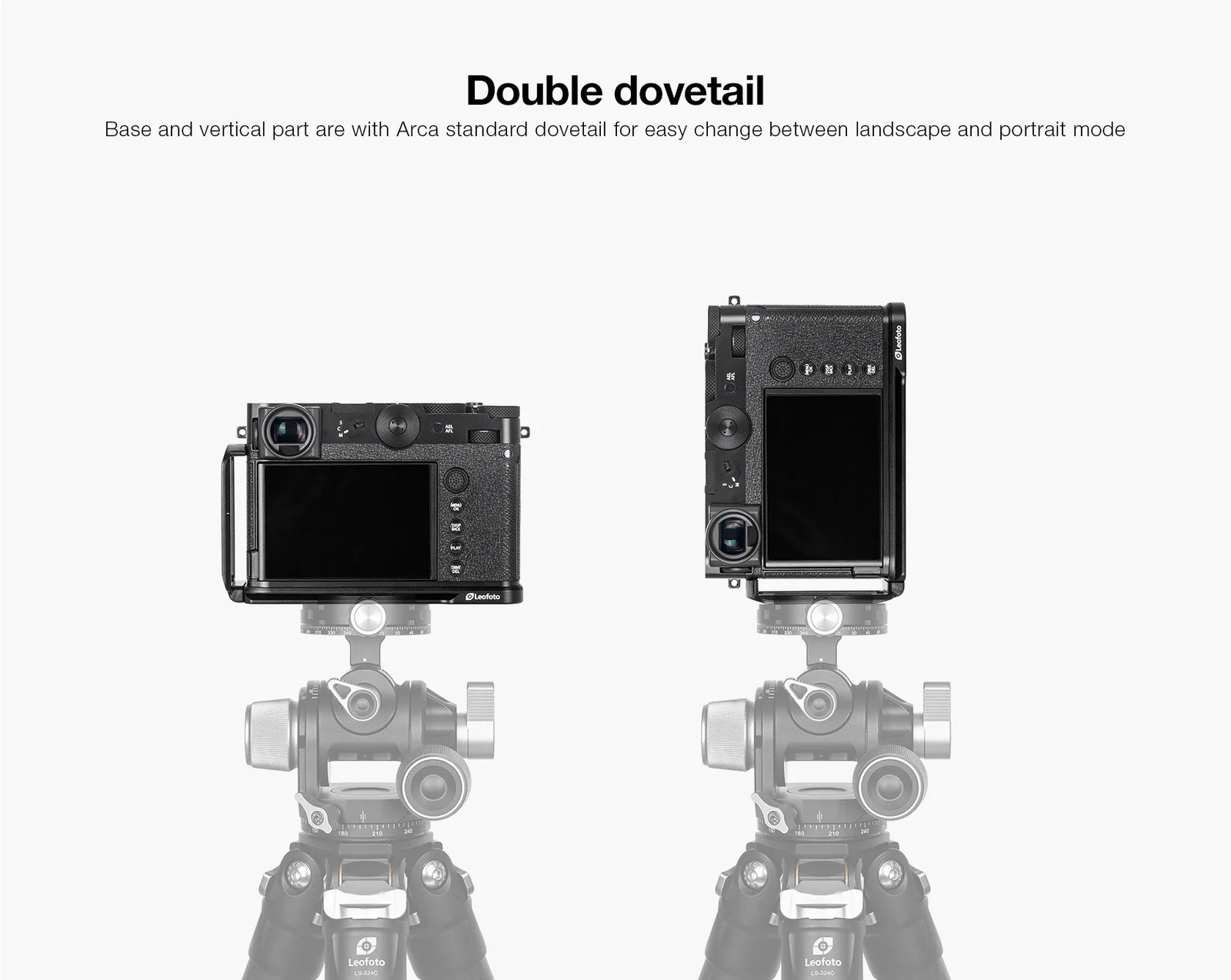 Leofoto LPF-GFX100RF L Plate for Fujifilm GFX100RF | Arca Compatible