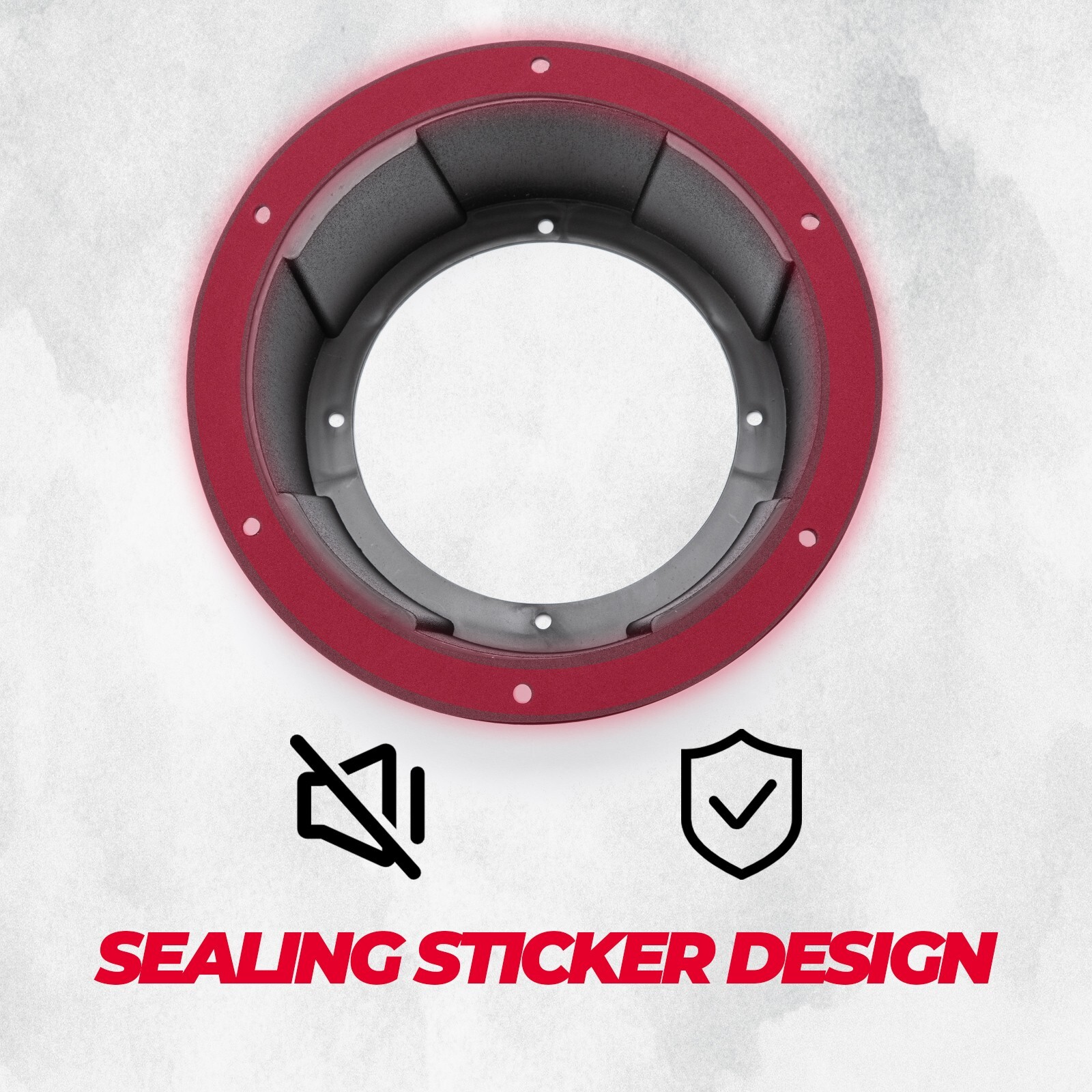 1 Pair 6.5'' Speaker Pods Enclosures Mount Overhead For UTV ATV Polaris Can Am