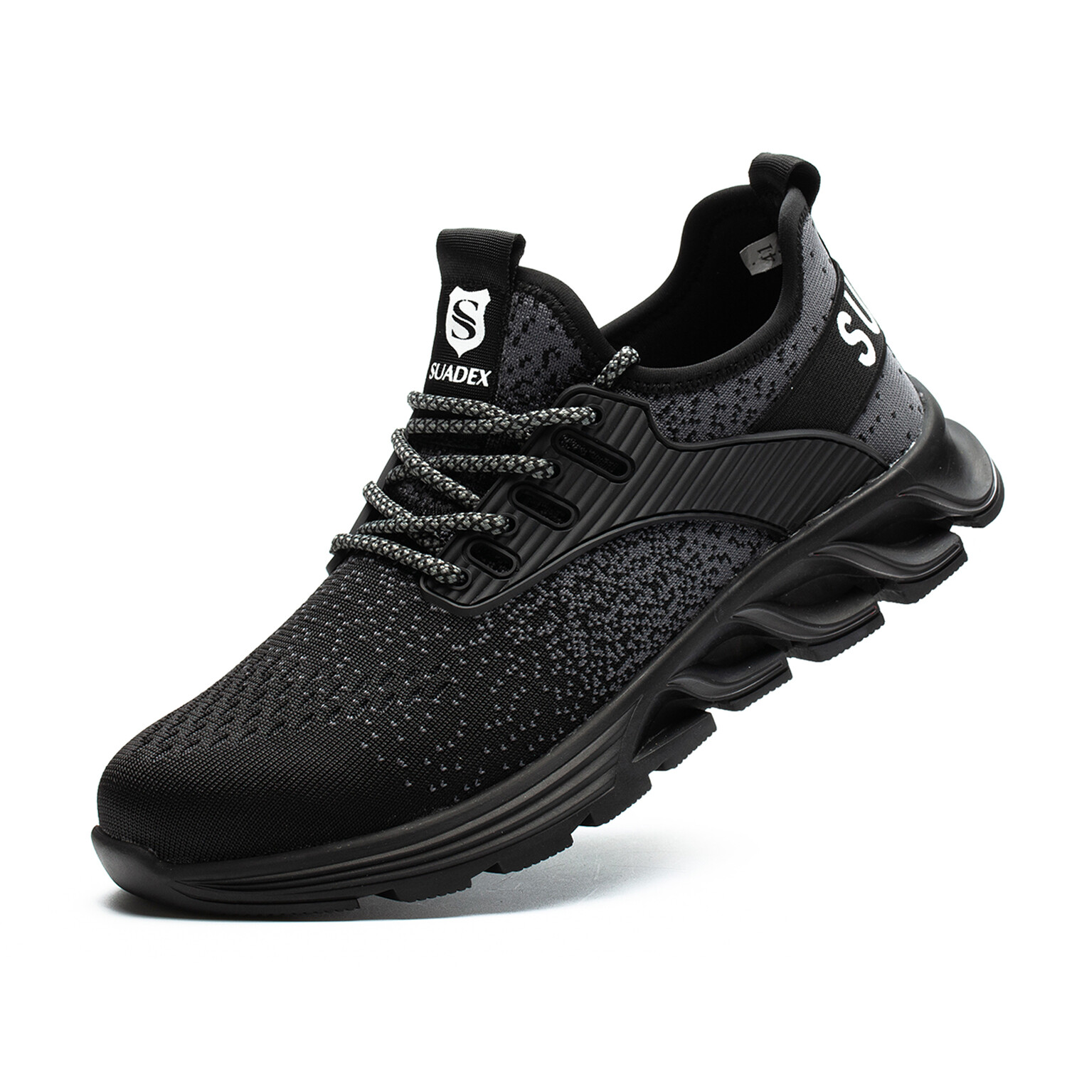 SUADEX Steel Toe Shoes for Men Women Indestructible Safety Work Tennis Shoes