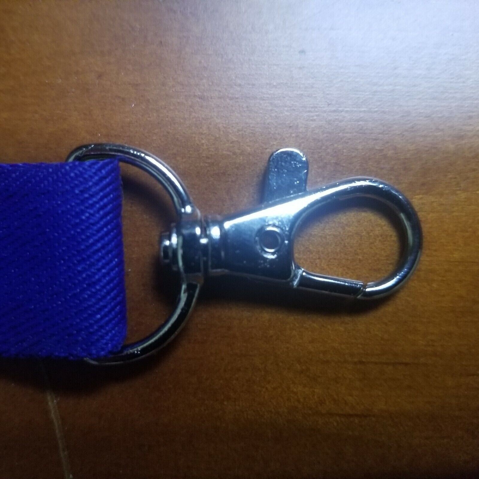 Lanyard Blockbuster Video! 90s Retro Blue Yellow Keychain Necklace Key Holder