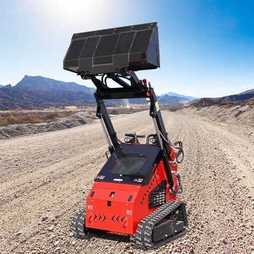 2025 13.5HP Mini Skid Steer Loader B&S Gasoline Stand-on Gas Electric Start