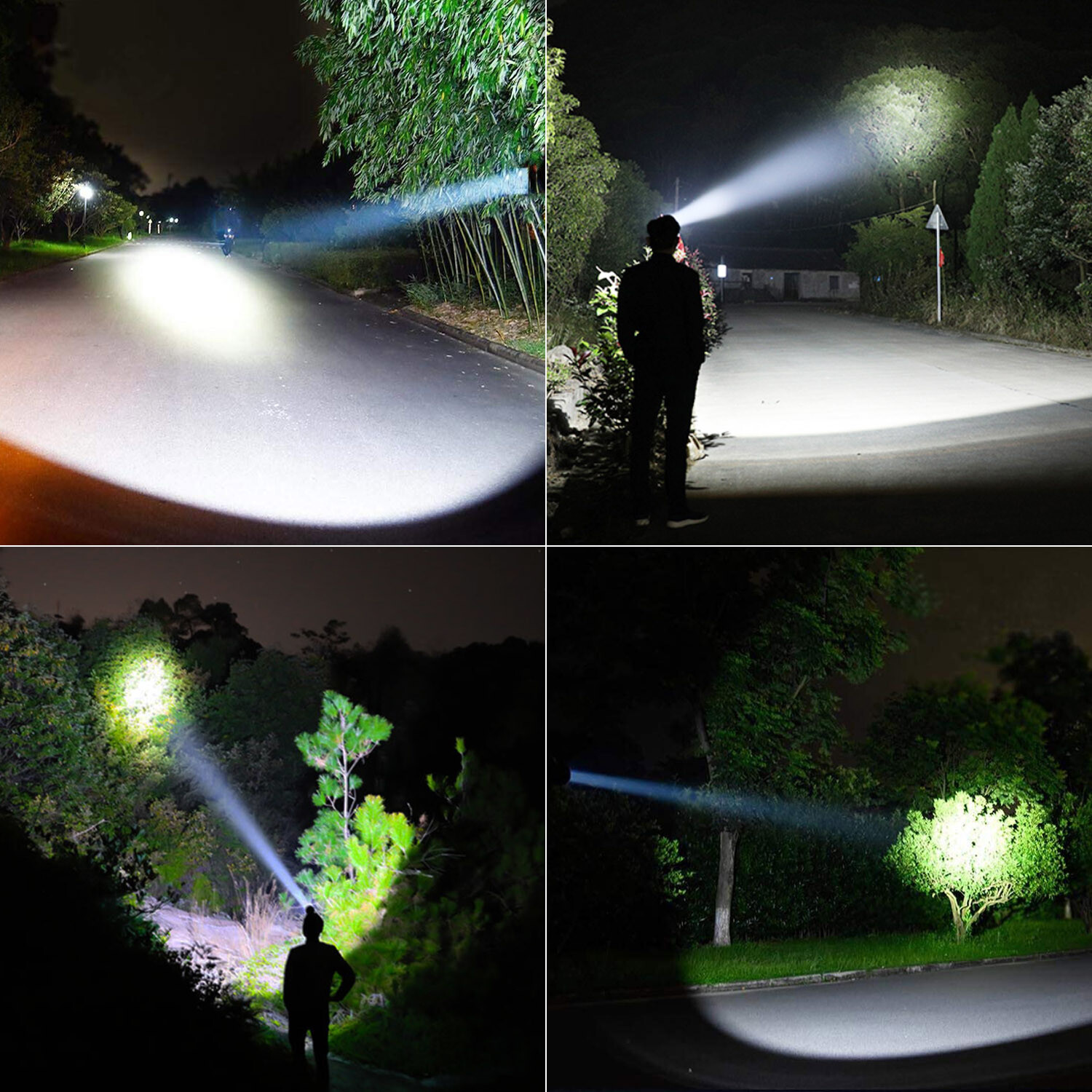 ODEAR Headlamp Bright LED Rechargeable Flashlight Head Light spotlight Torch