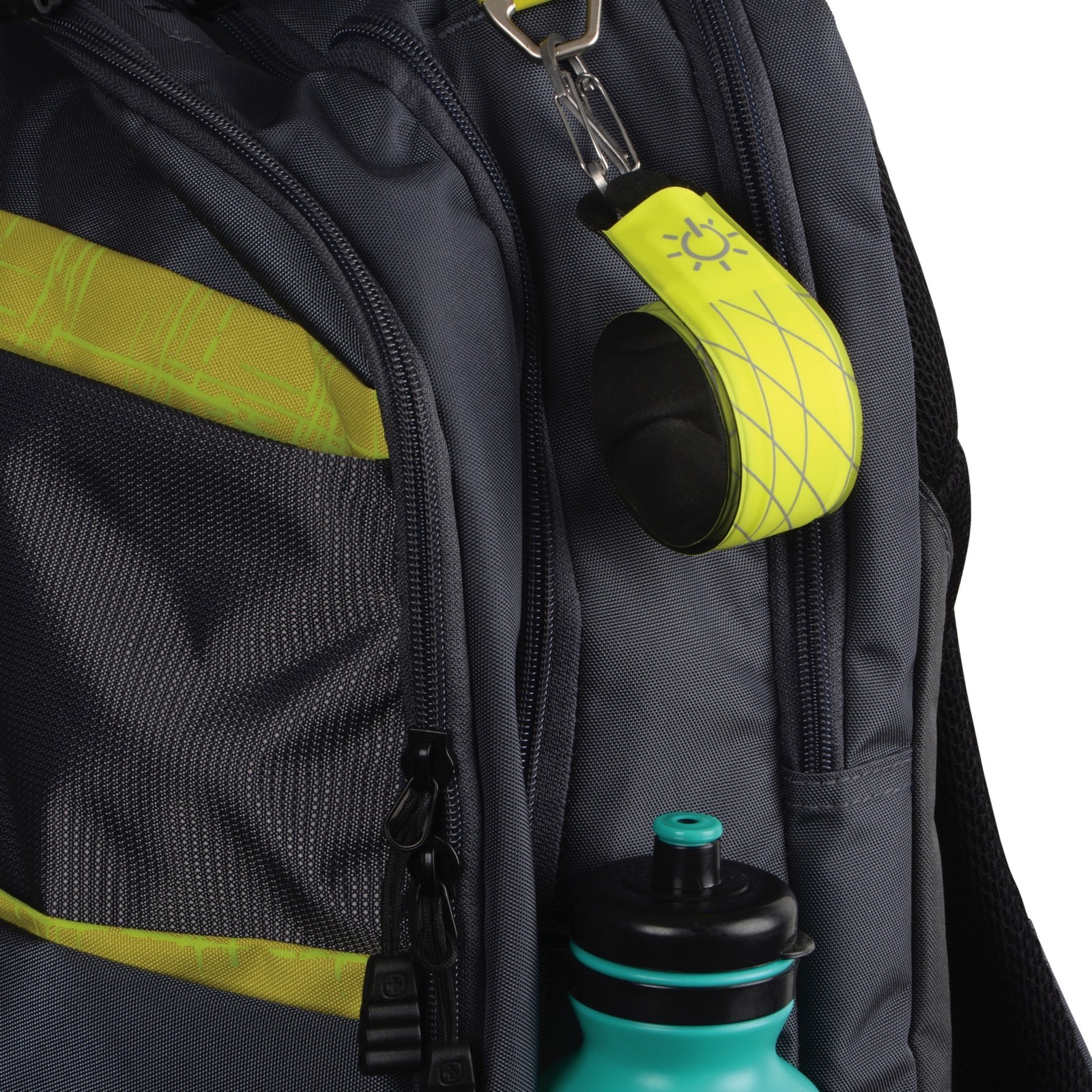 Nite Ize SlapLit LED Slap Wrap - Neon Yellow/Red LED (2-Pack)