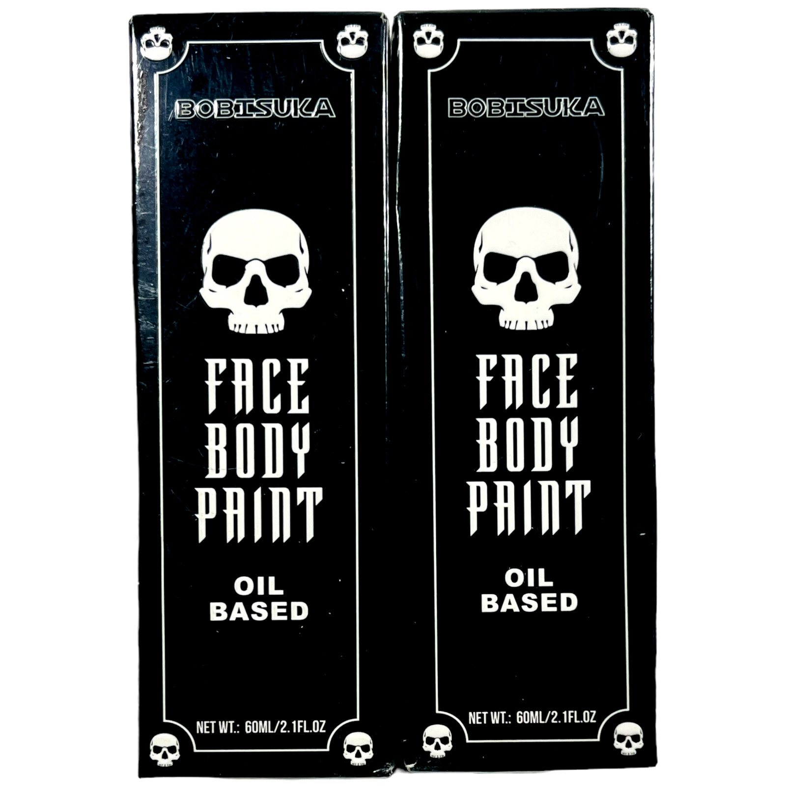 BOBISUKA Face Body Paint Oil Based 2 fl oz - 08 Gold - Halloween - LOT of 2