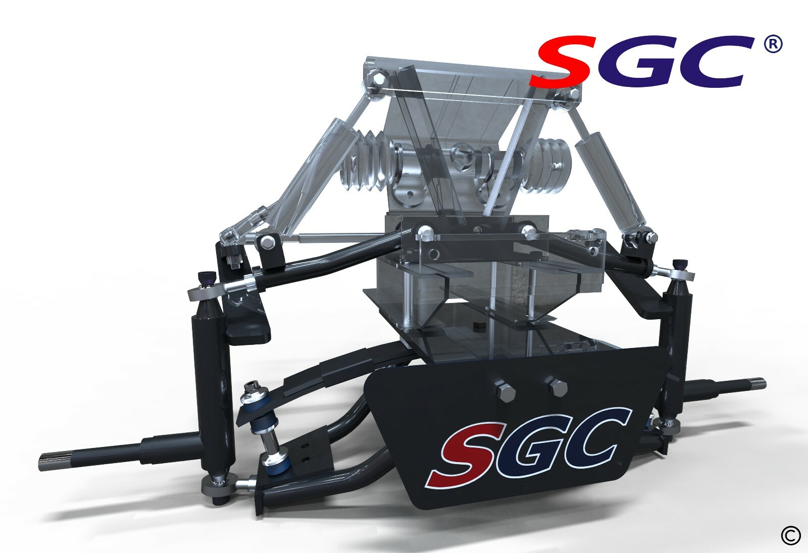 SGC 6" Heavy Duty Double A-Arm Lift Kit for Club Car DS Golf Cart 1982-2003