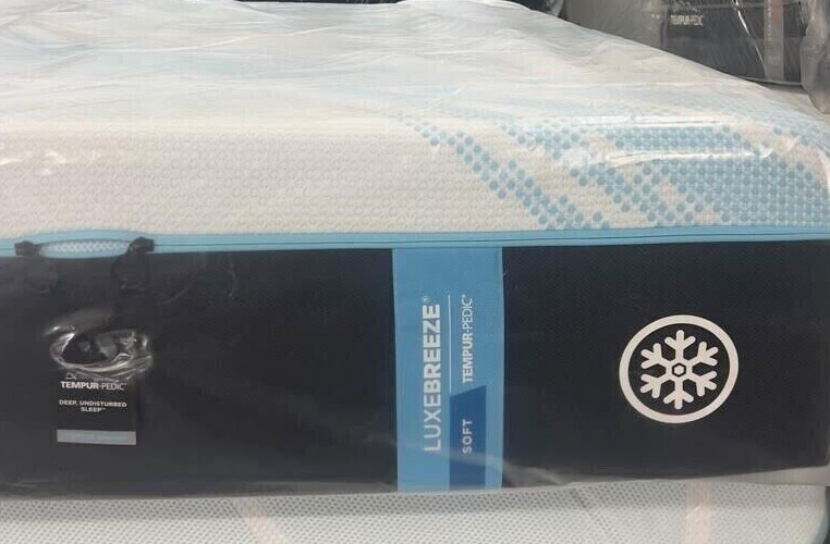 NEW TempurPedic QUEEN LUXE BREEZE SOFT 2.0 MATTRESS 10° Cool CLEARANCE FASTSHIP