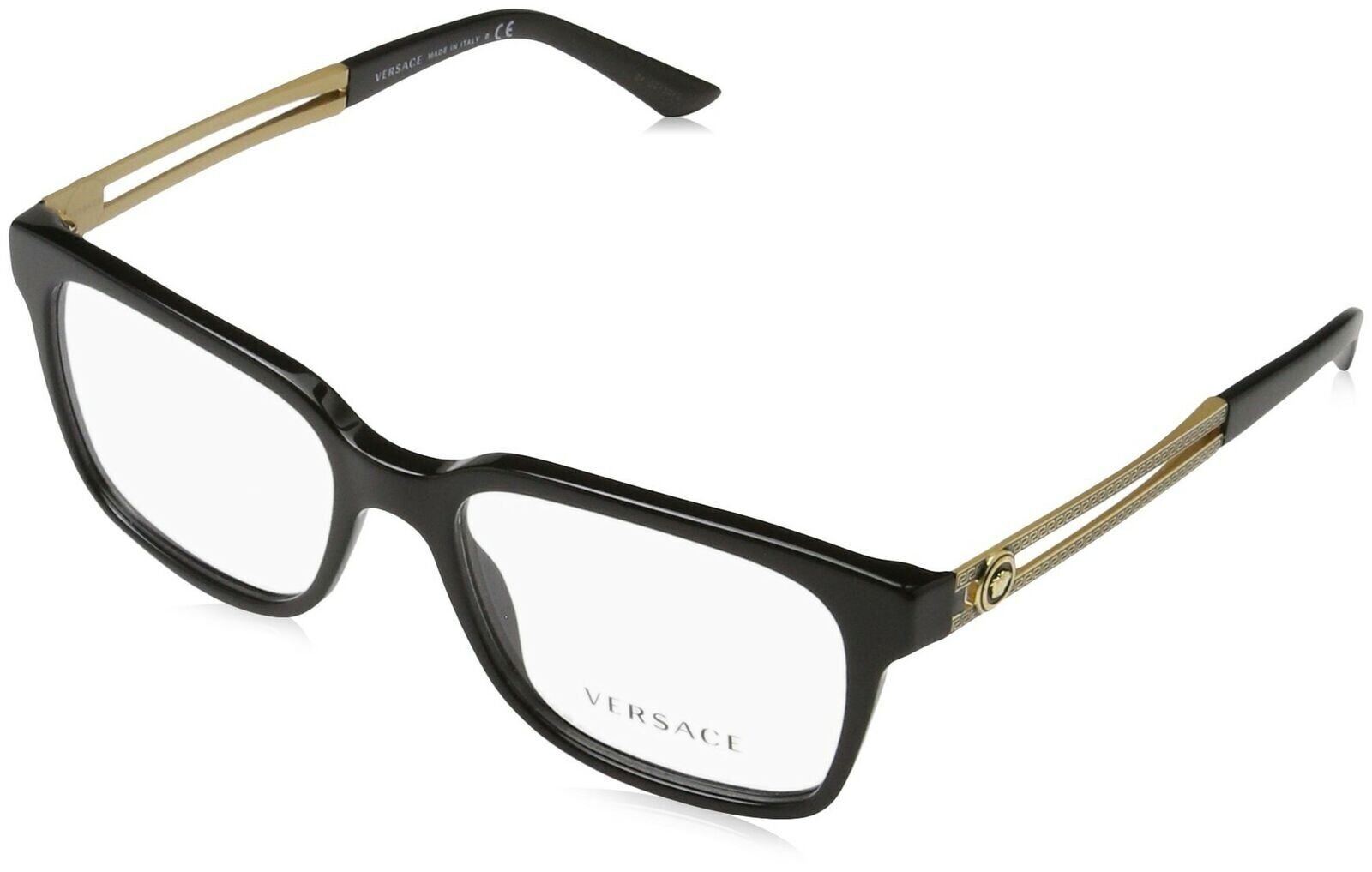 Versace Men's Black Eyeglasses 0VE3218 GB1 53mm