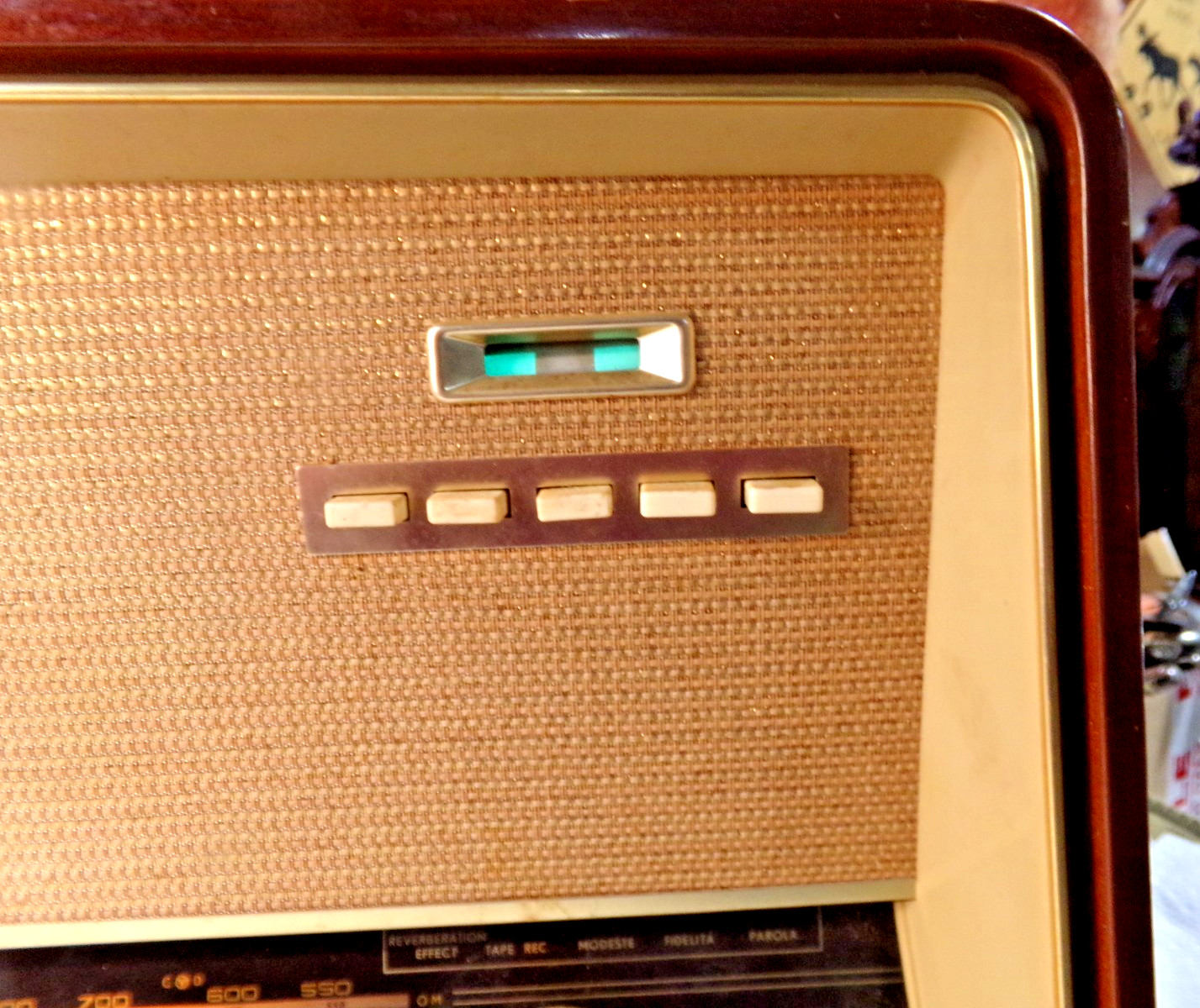 WORKS Norelco Radio Bi-Ampli Made in Holland B5X98A HUGE 21.25" x 13.25" x 8.5"