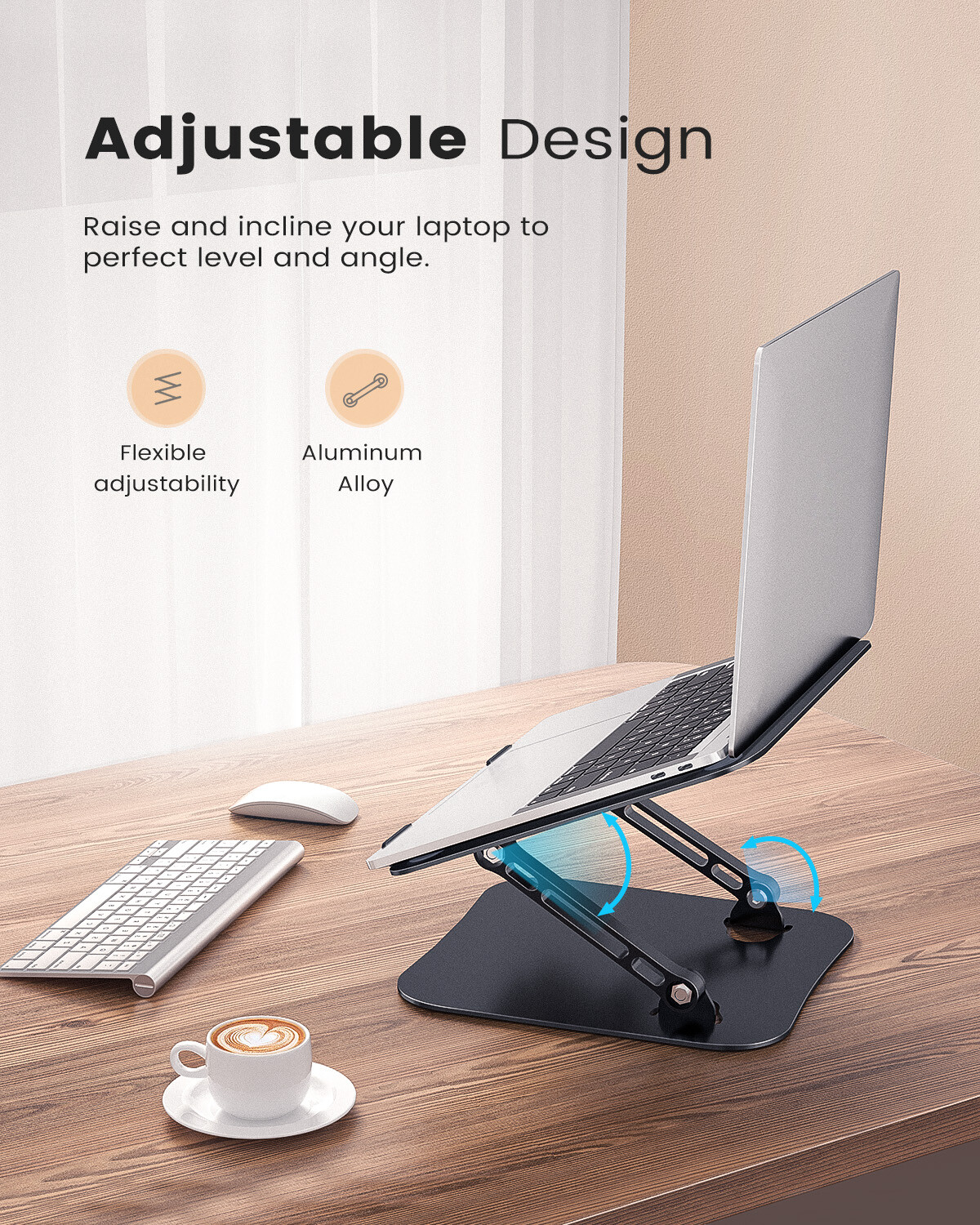 Portable Laptop Stand Holder Adjustable Laptop Stand Notebook Holder for Desk