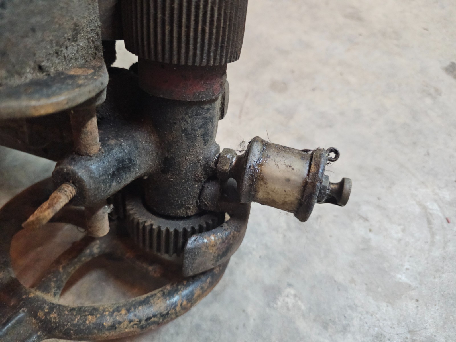 Vintage American Hand Crank Leather Splitting Skiver Tool Antique St. Louis USA