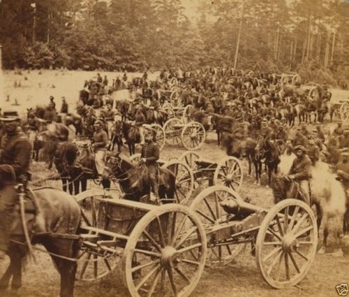 Union Federal 3rd Artillery Horse Battery Fair Oaks VA 8x10 US Civil War Photo