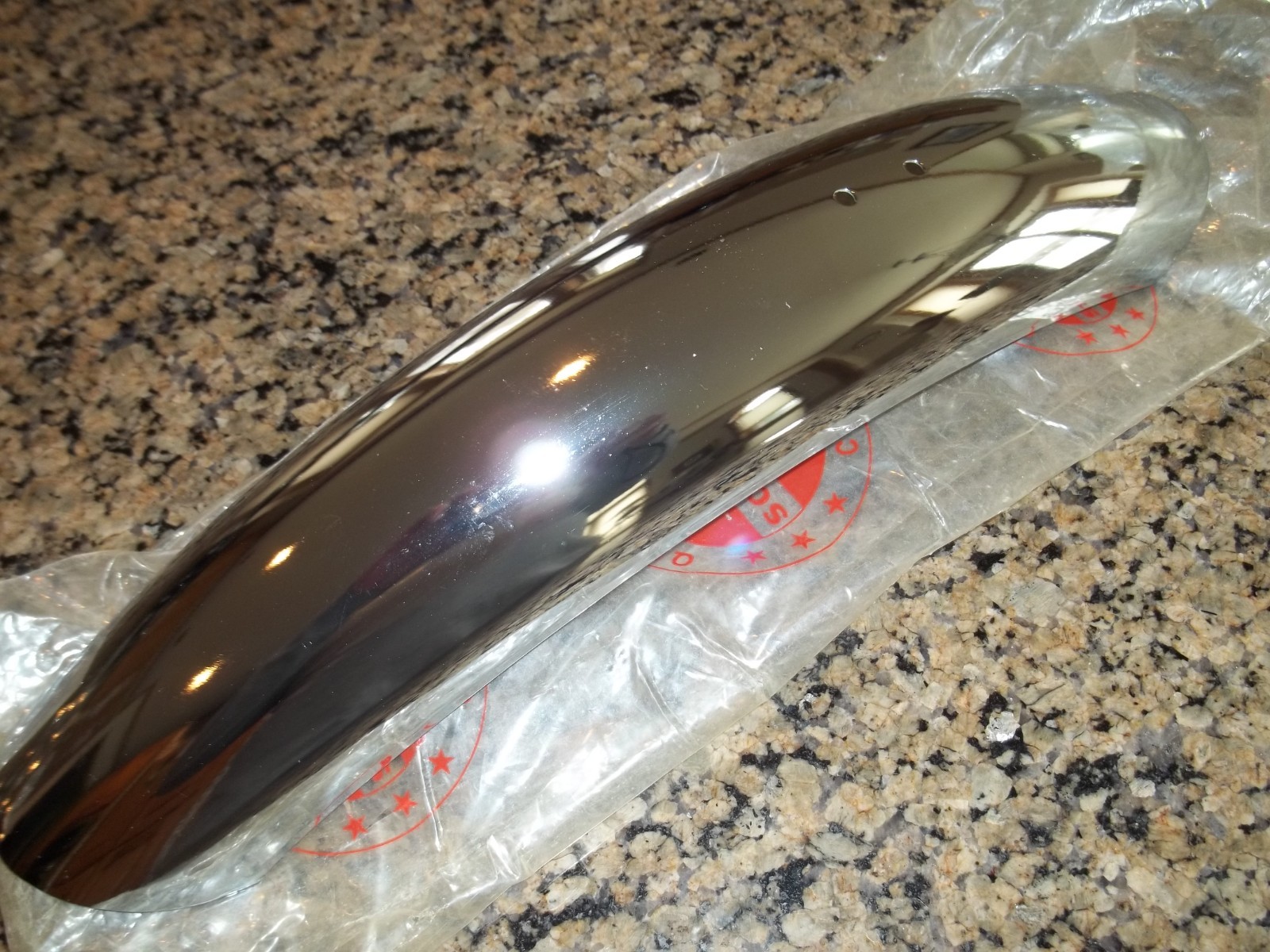 NOS 65/68 SCHWINN DELUXE STINGRAY FRONT CALIPER STYLE RAZOR-EDGE FENDER CHROME