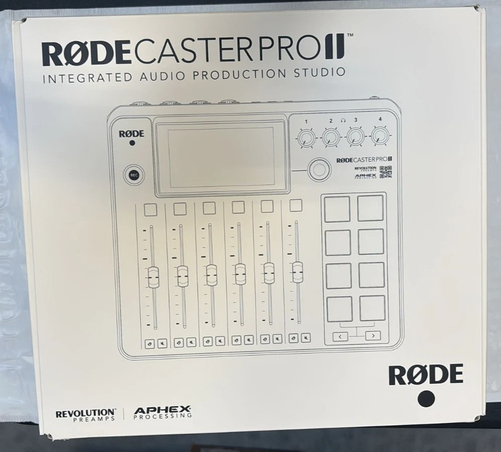 Rode Rodecaster Pro ii Integrated Audio Production Studio - Black