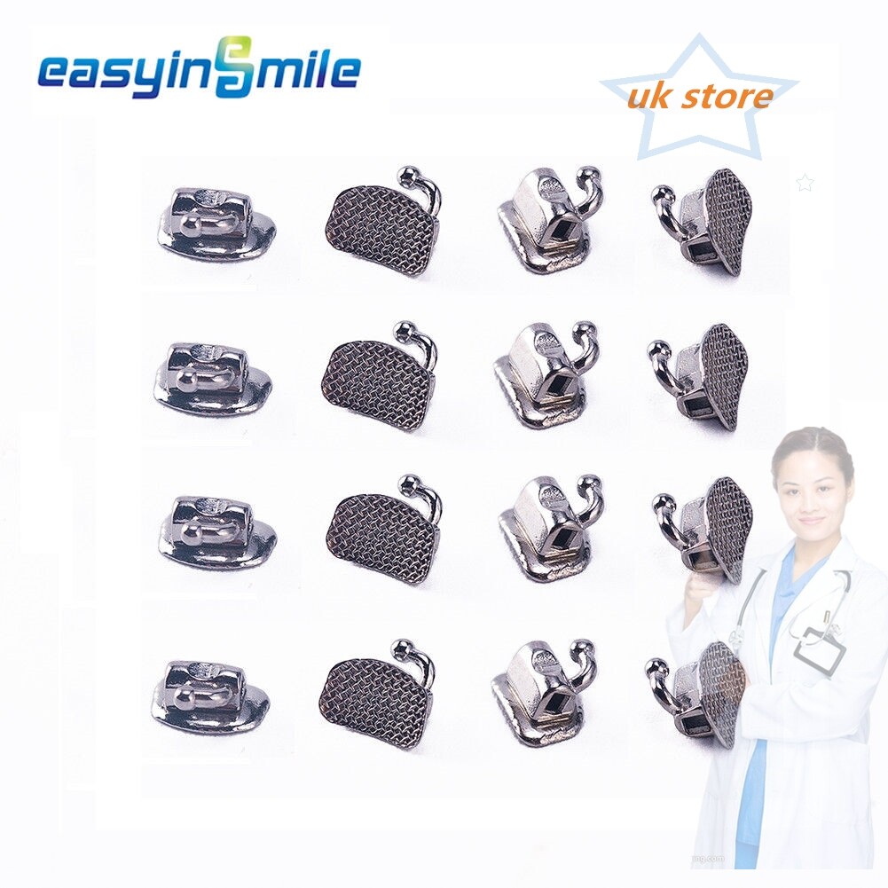 40pc Dental Buccal Tubes Orthodontic brackets 1st Molar 2nd Roth/MBT Non-Convert