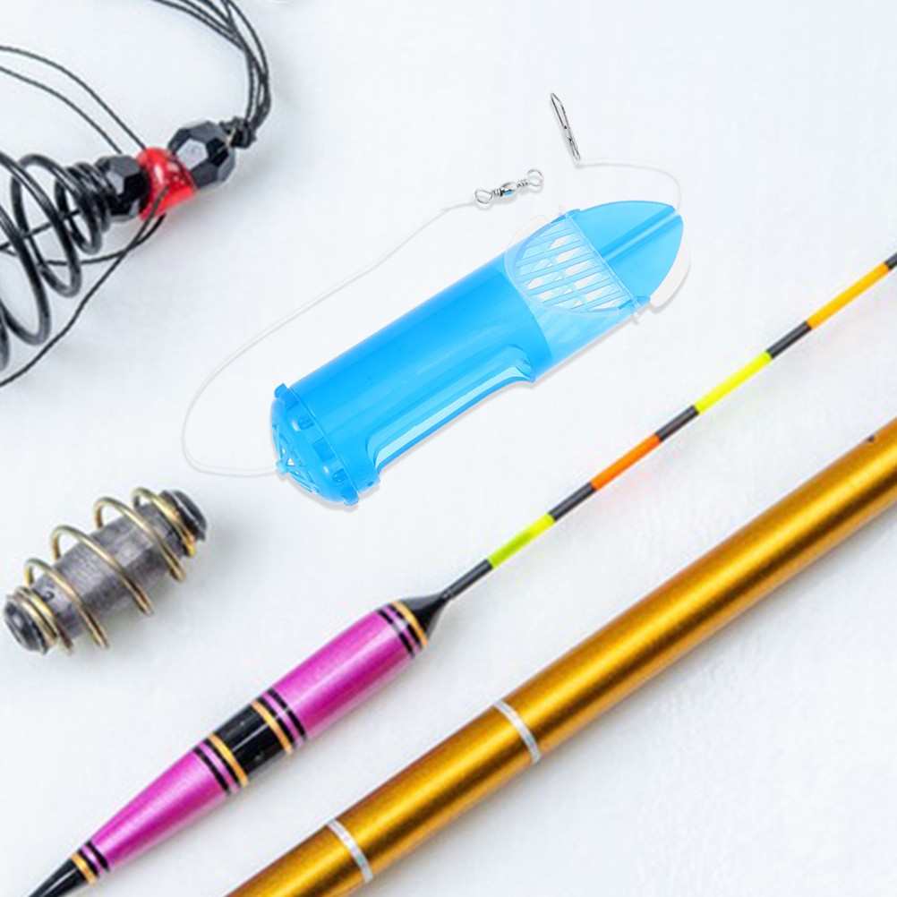 4 Pcs Fishing Bait Storage Basket Carp Method Feeder Cage Clip on Swivel