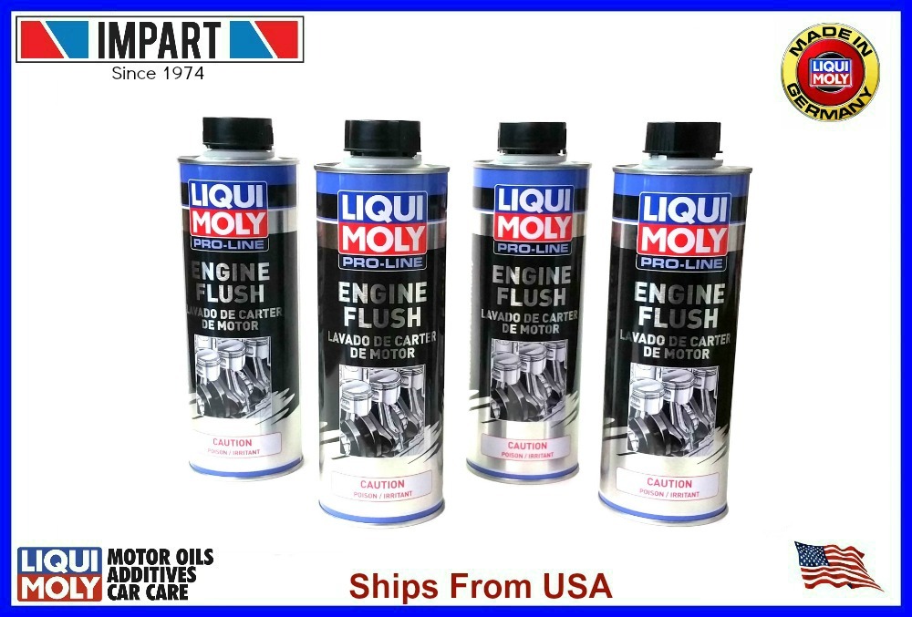 Liqui Moly Pro-Line Motor Oil Engine Flush (4) Cans 500ml  LM2037 .